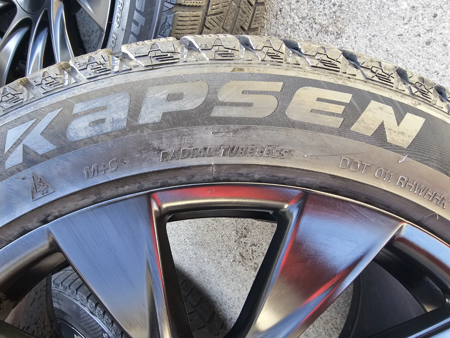 TESLA MODEL Y WINTER TIRES ON RIMS 255/45 R19 - photo 4