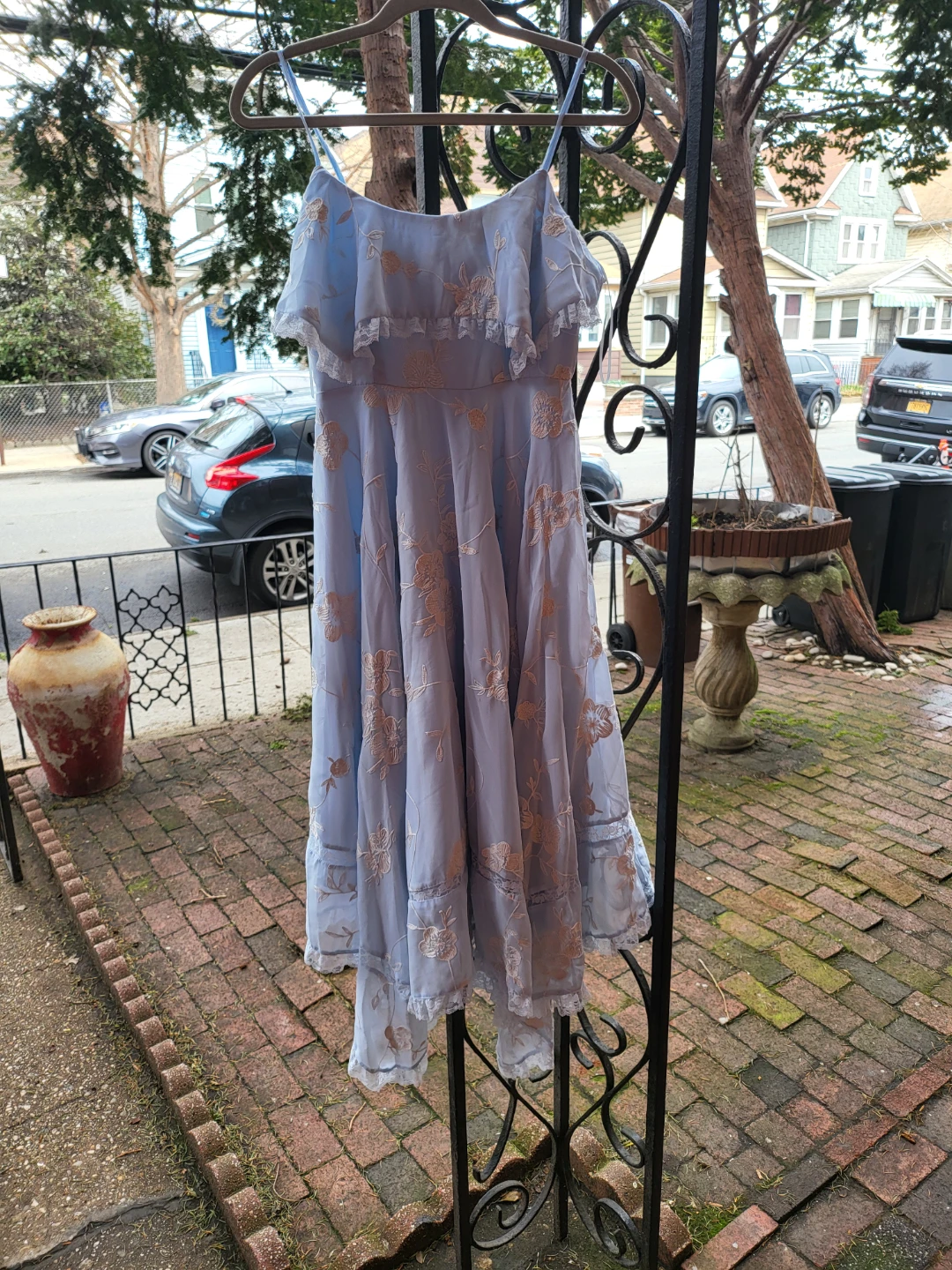 Never worn Ava phillips chiffon maxi floral size xs - photo 2