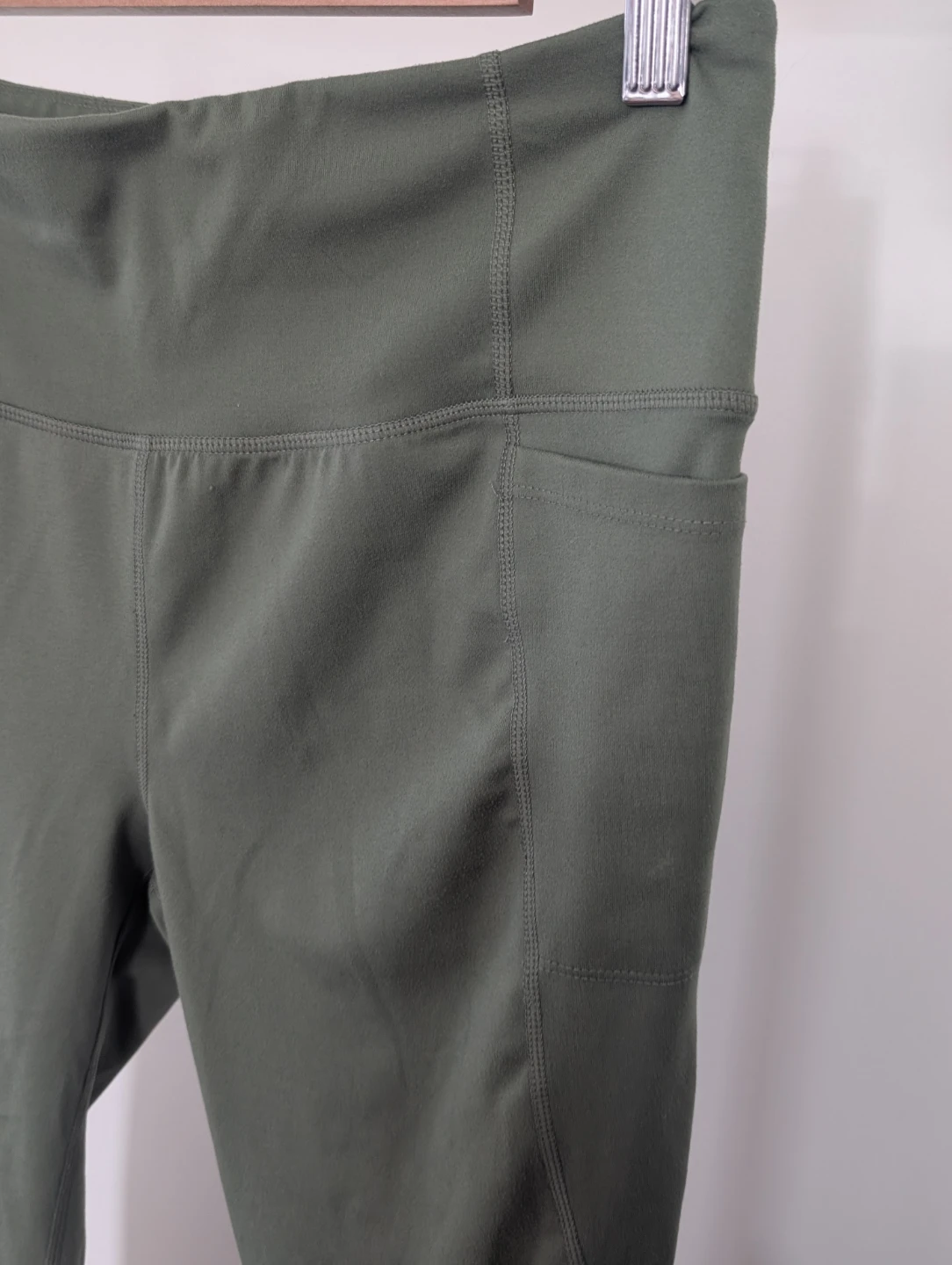 Ricki's Women's Cropped Leggings - Olive Green, Size M - photo 3