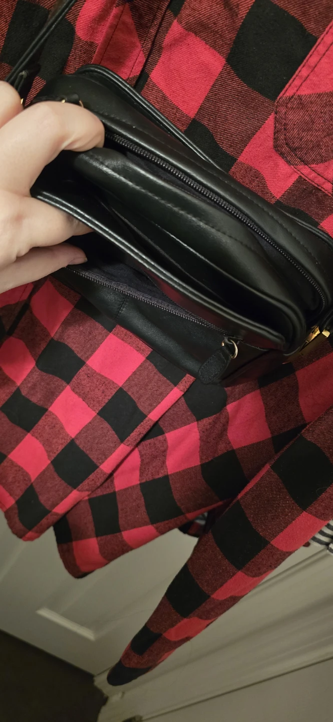 Black Leather Crossbody Bag - photo 5