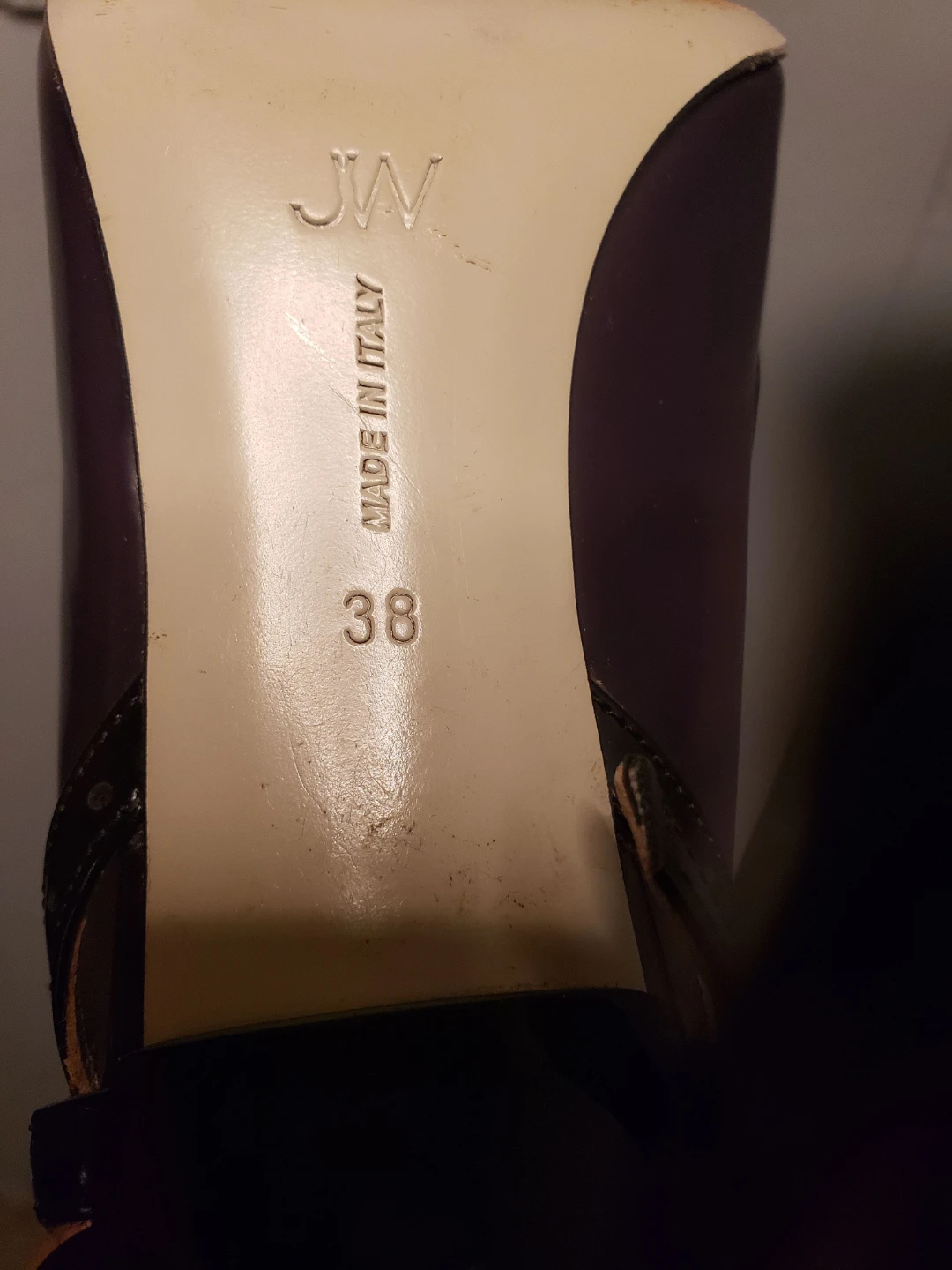 JW Women's Purple & Black Heels Size 38 - photo 2