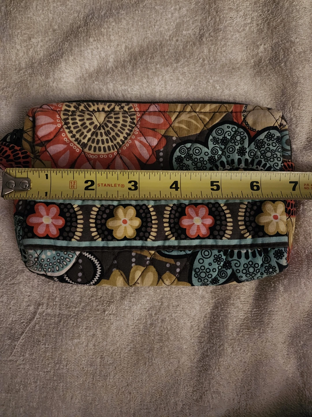 NEW Floral Cosmetic BAG Multicolor, black, yellow. Vera Bradley - photo 5