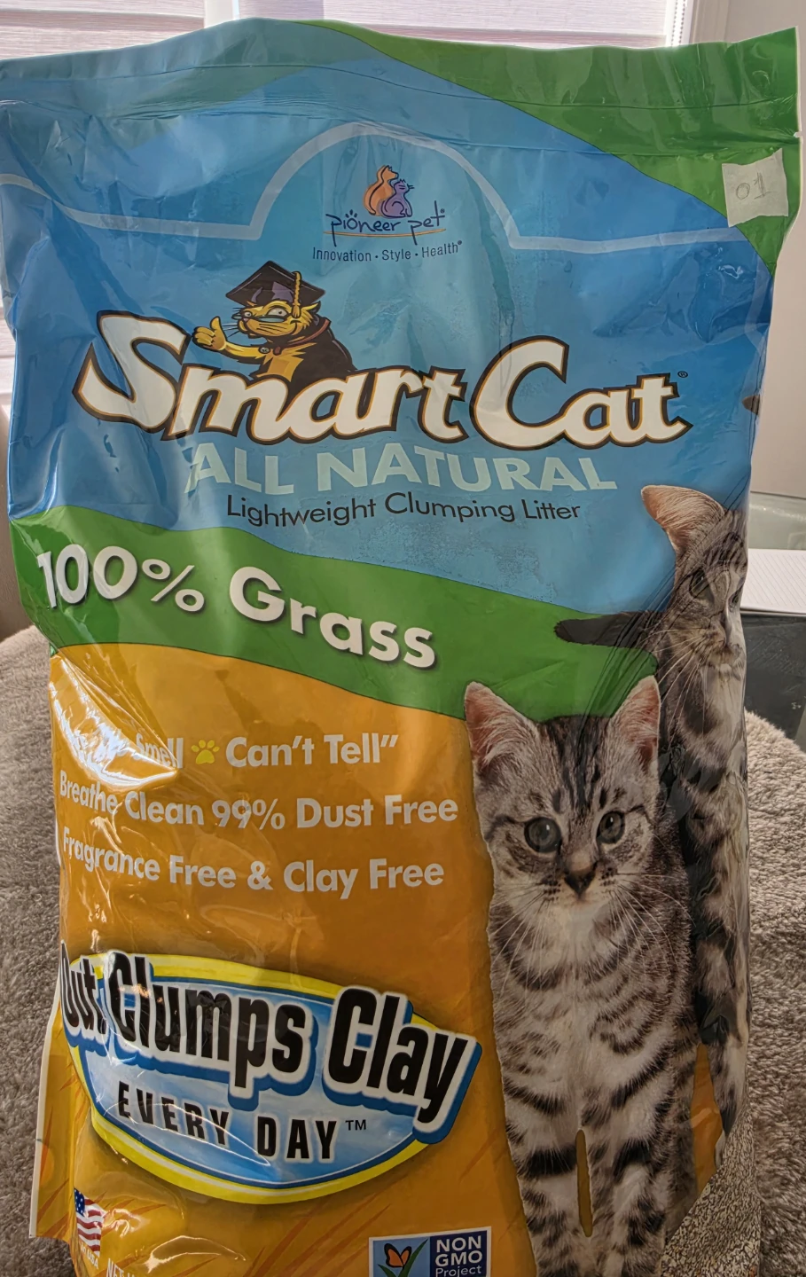 Smart Cat All Natural Lightweight Clumping Litter, 100% Grass - photo 3