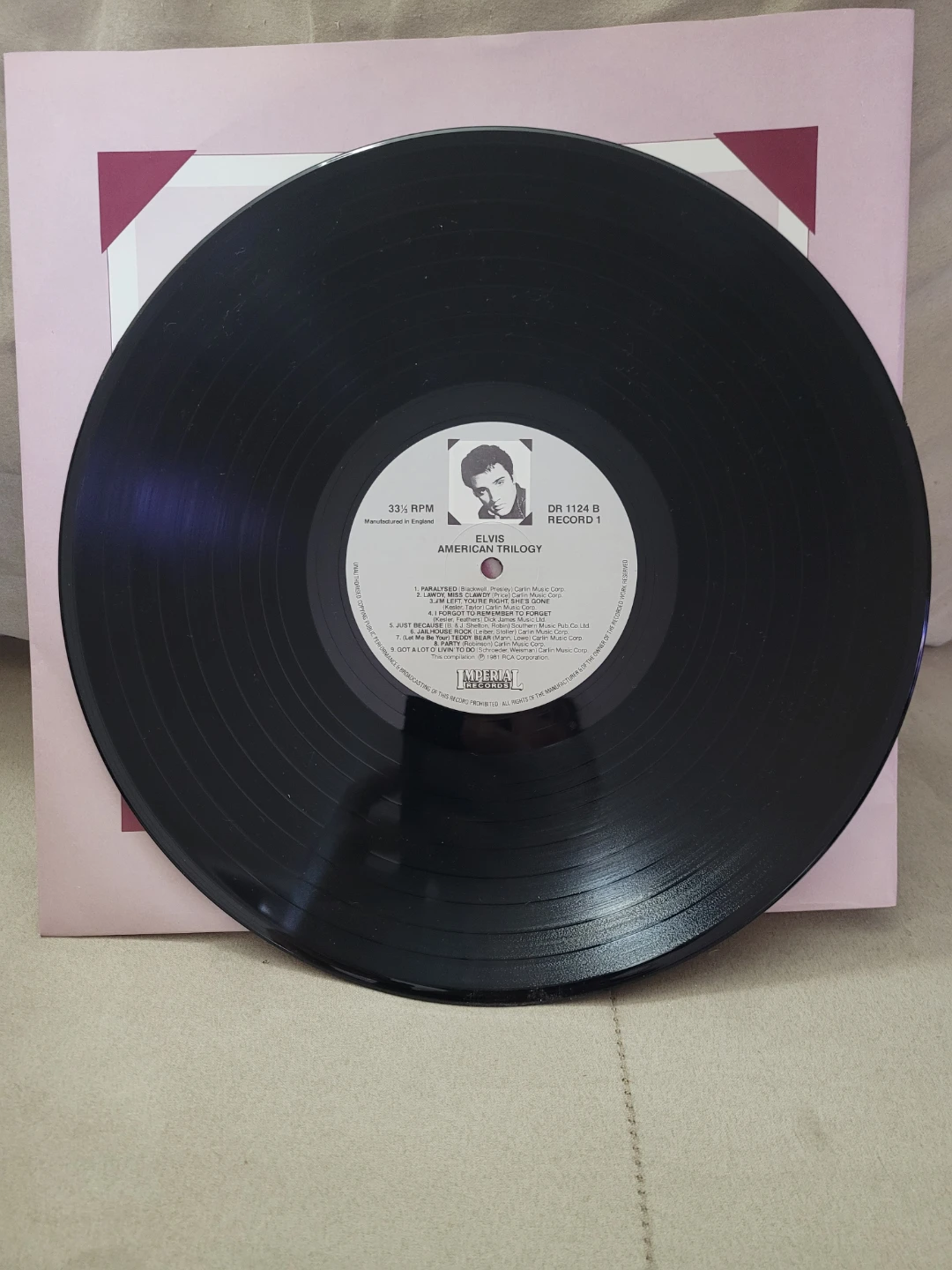 Elvis American Trilogy 3 Record Set - photo 3