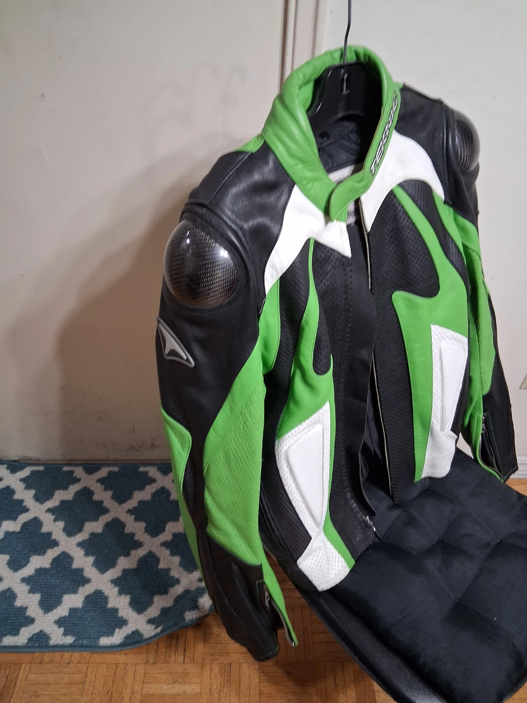 Teknic Leather Motorcycle Jacket - photo 3