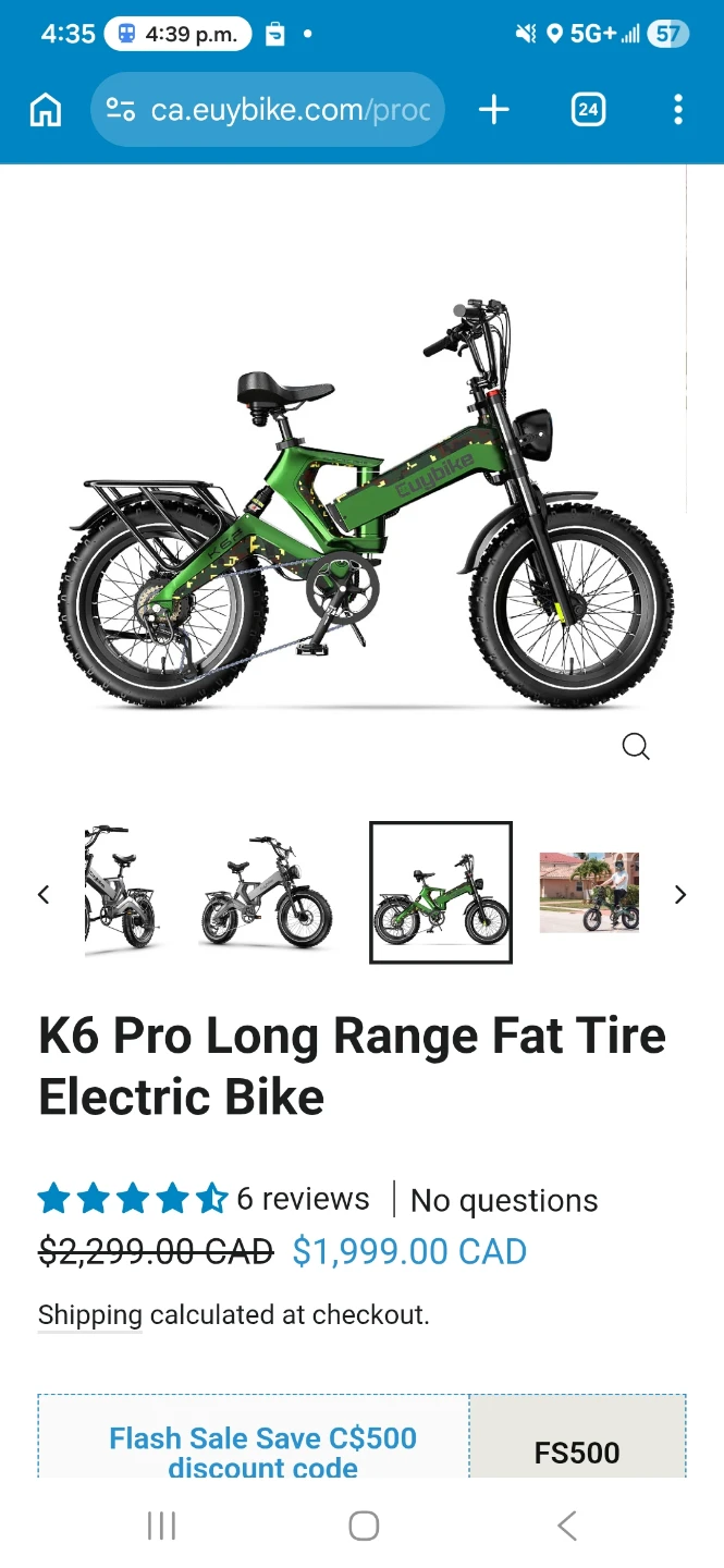 Cuyibike K6 Pro Fat Tire Electric Bike - photo 3