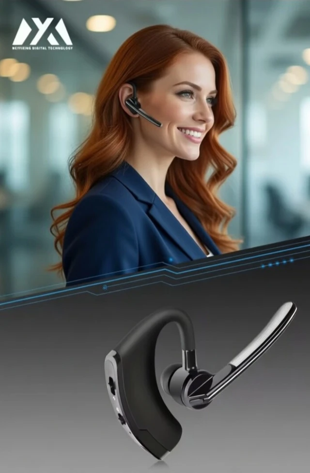 Single Wireless Bluetooth Earbud Headset