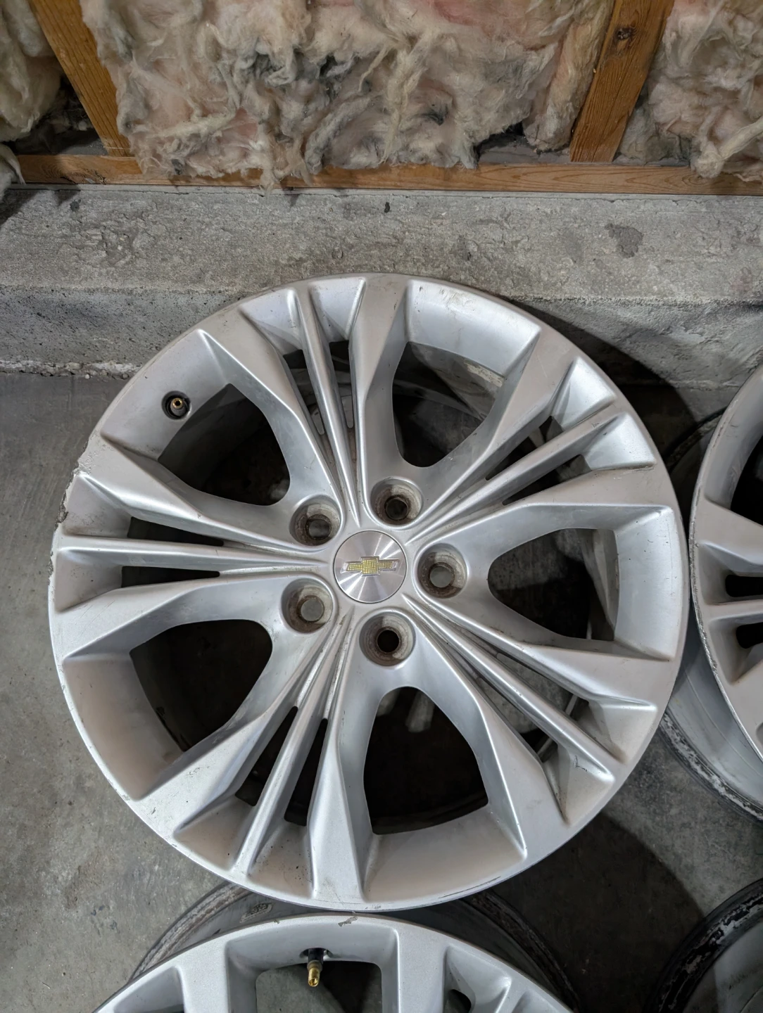 (4)-18 Inch Alloy Rims/TPMS Off 2014 Chevrolet Malibu 5x120 - photo 4