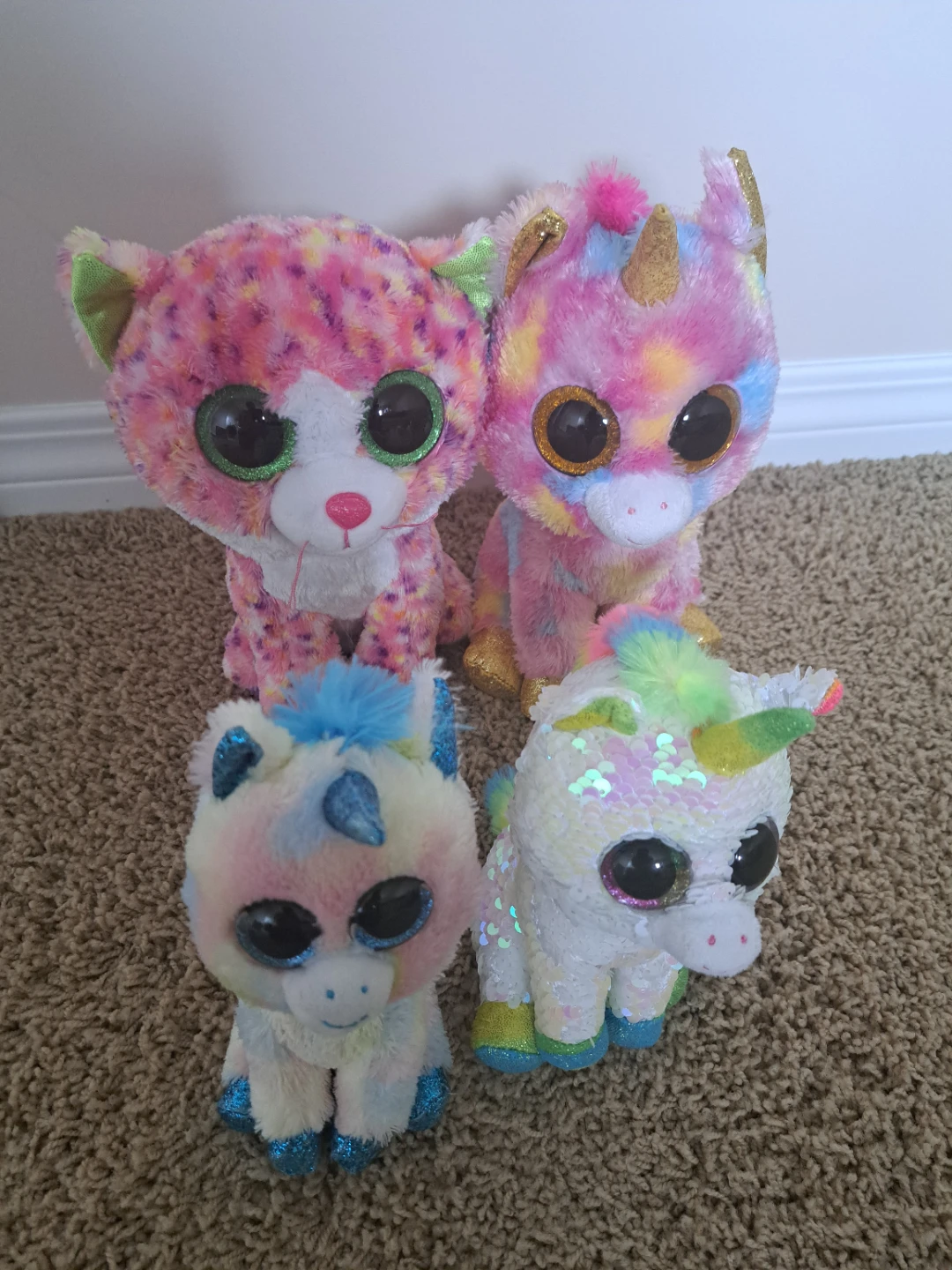 Ty Beanie Boos Plush Toys - Set of 4