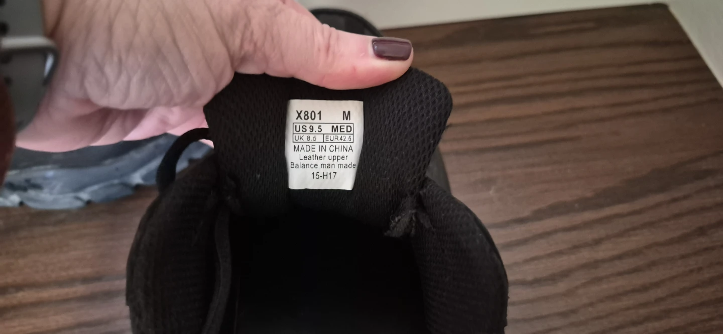APEX Black Leather Upper Shoes - US 9.5 - photo 3