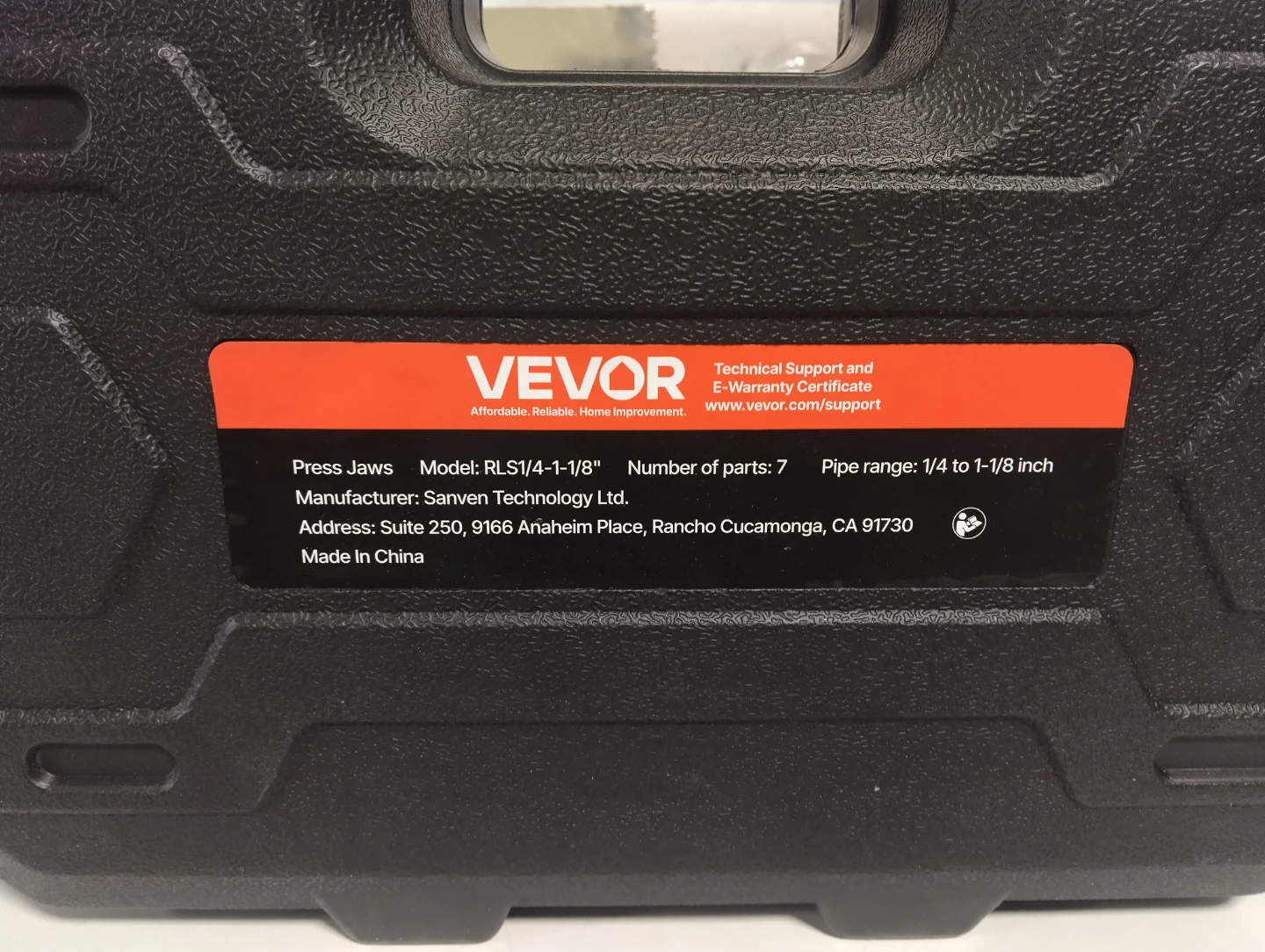 Vevor freon line set press jaws