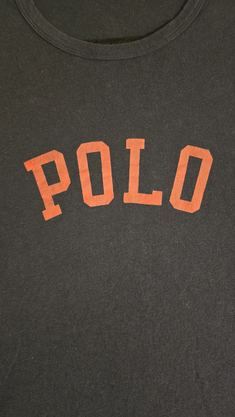 Polo Ralph Lauren Navy & Red Long Sleeve T-Shirt - Size L - photo 2