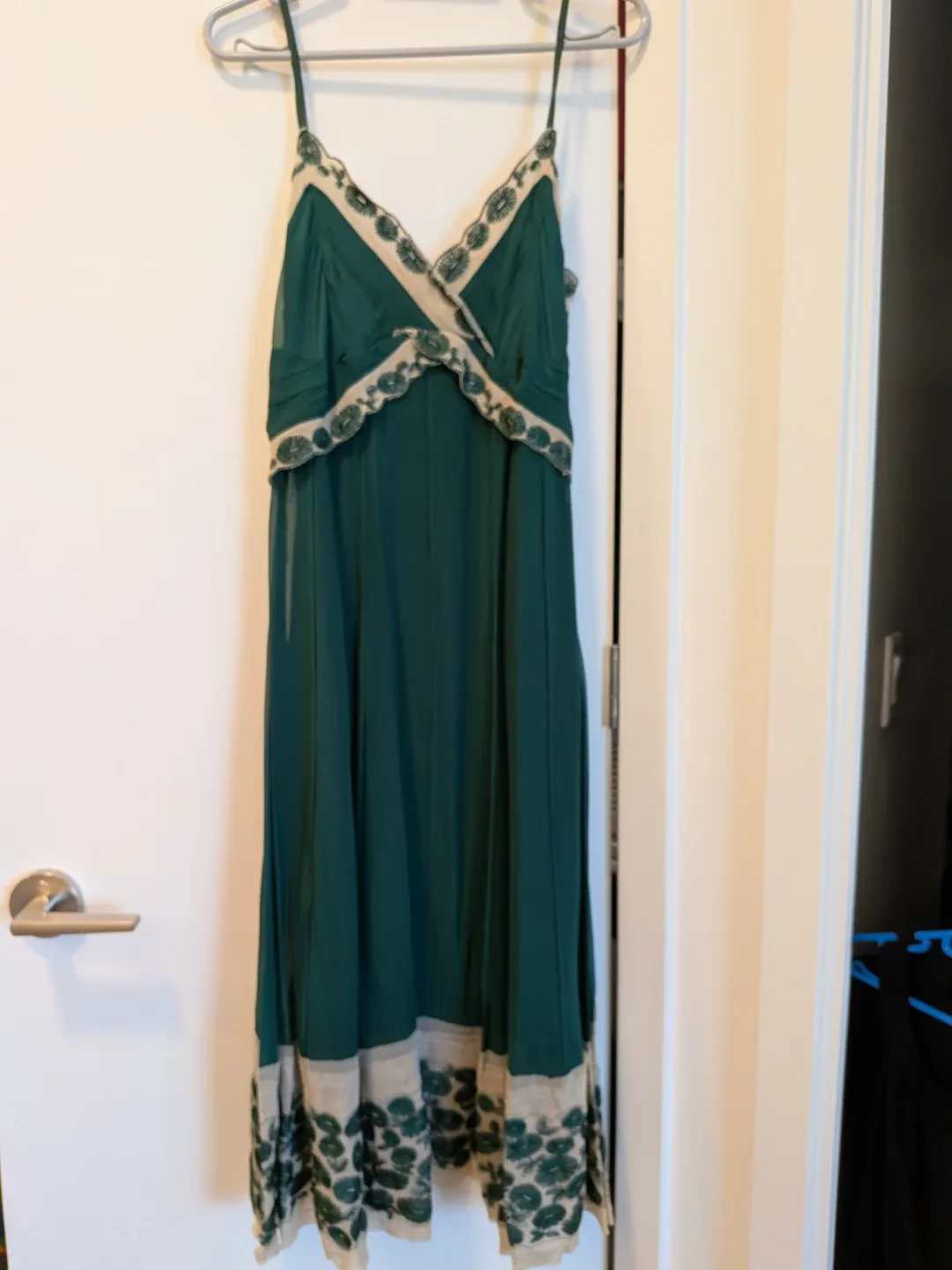 Karen Millen Green Lace Trim Slip Dress - photo 3