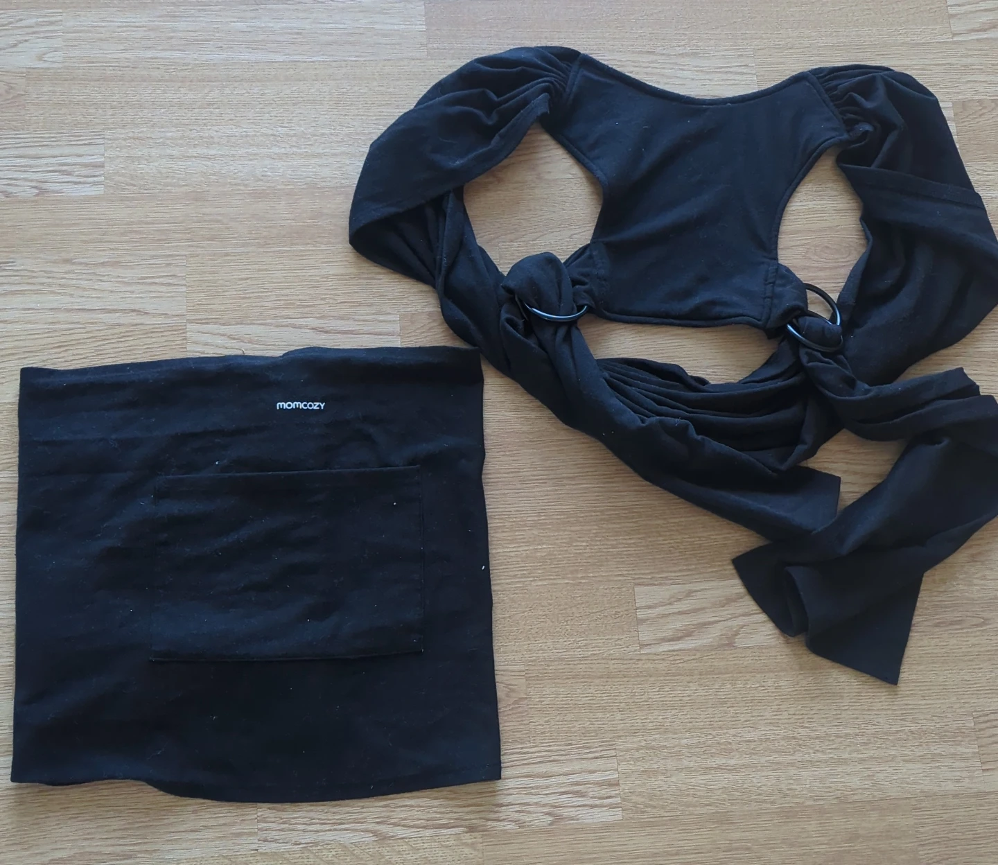 Momcozy Black Baby Wrap Carrier