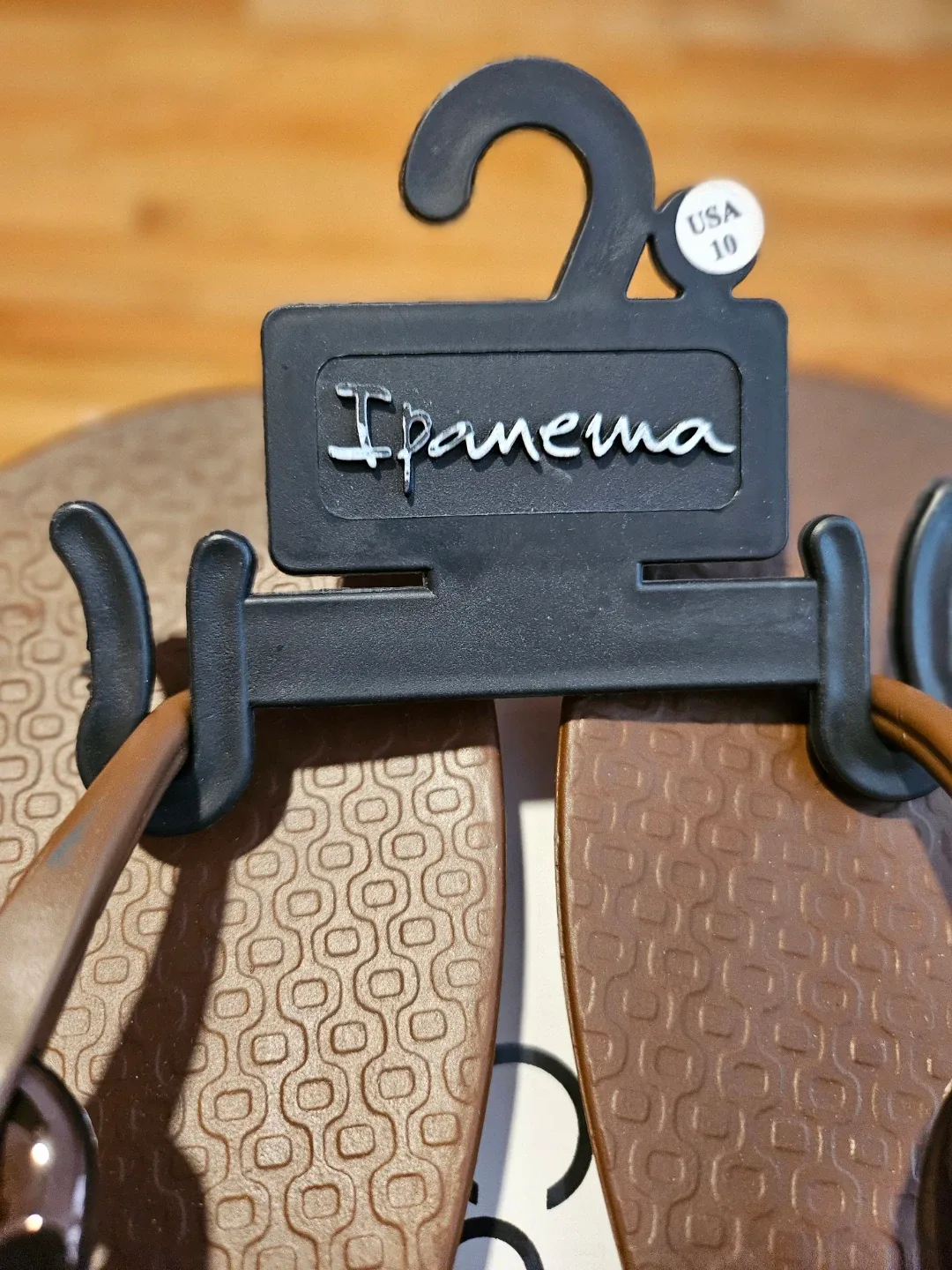 Ipanema Brown Chain Detail Sandals - Size 10 - photo 5