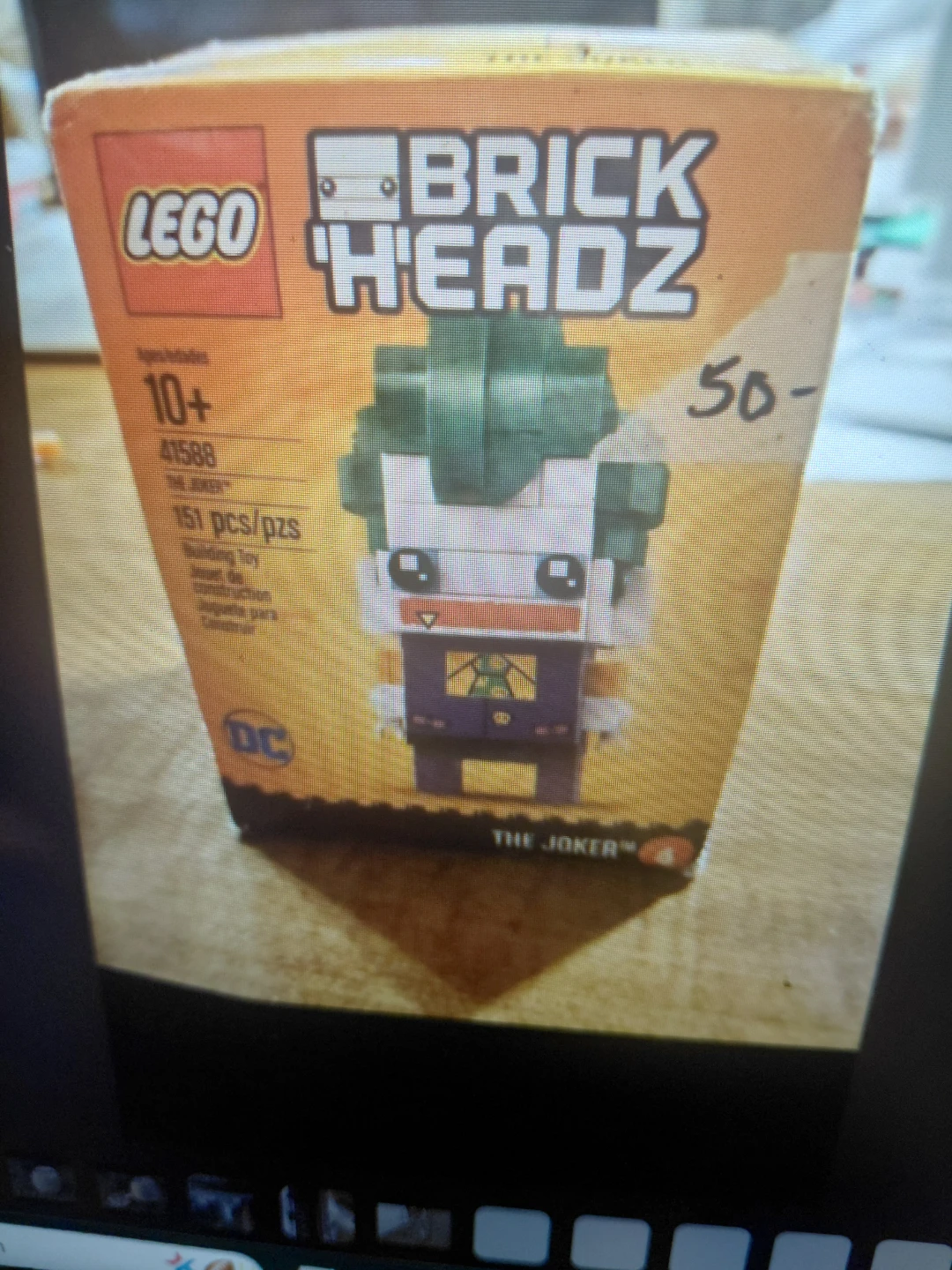LEGO BrickHeadz The Joker Building Toy Set 41588
