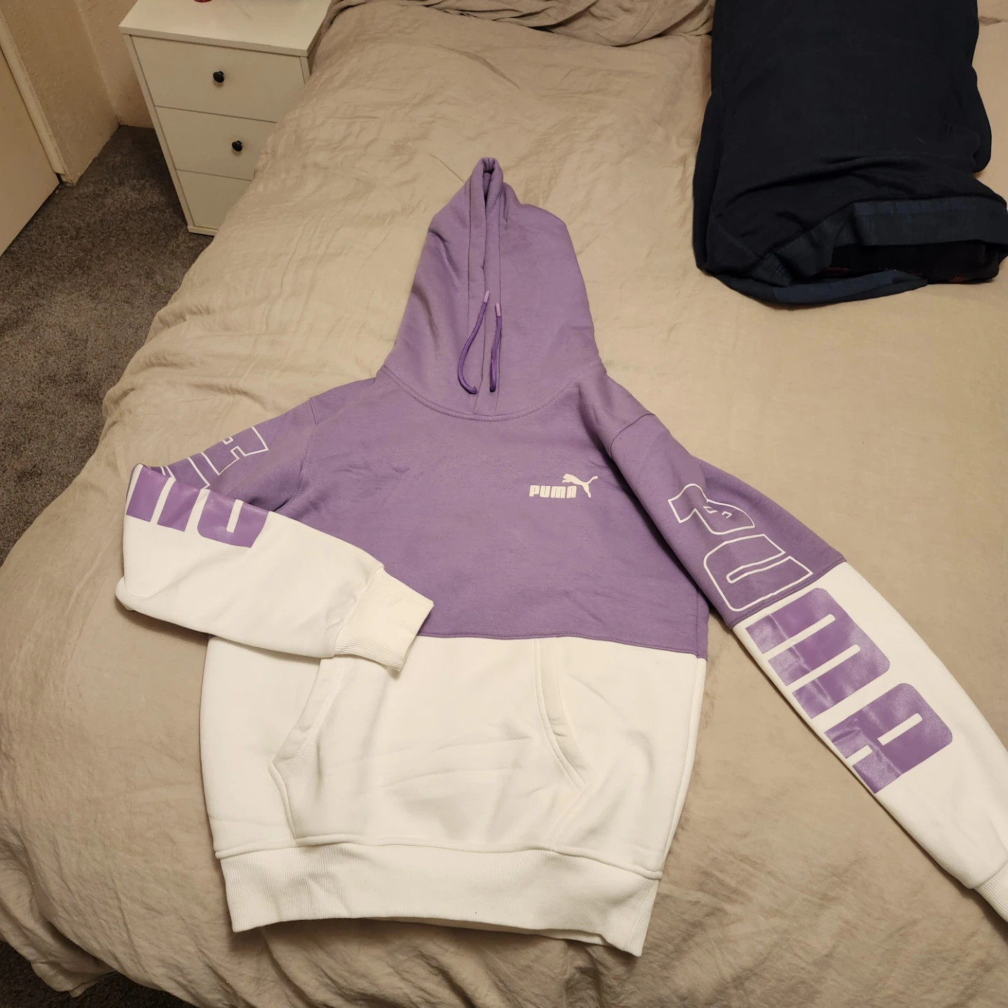 Puma Purple Block Hoodie - photo 4