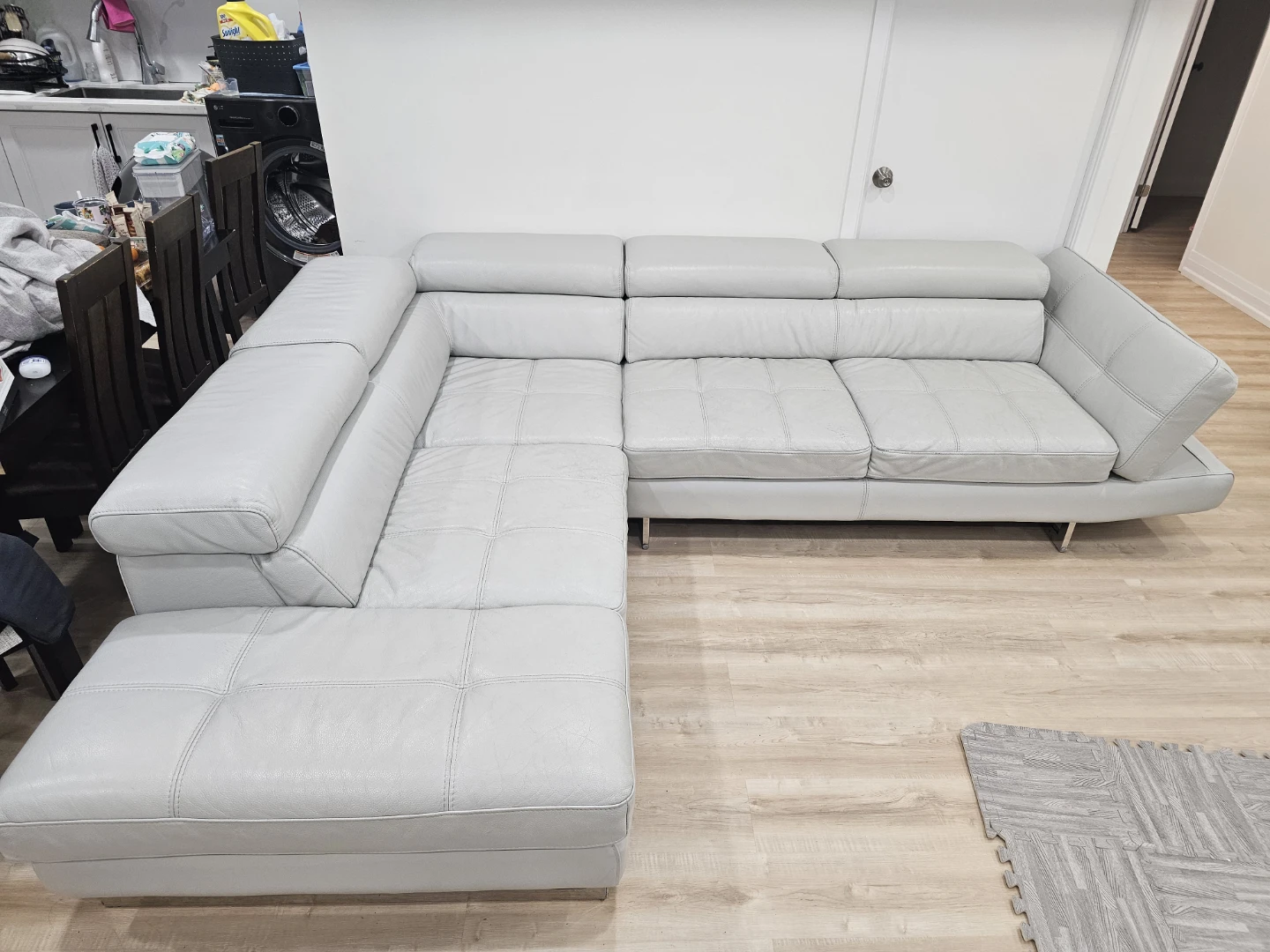 Leather sectional sofa $1,000