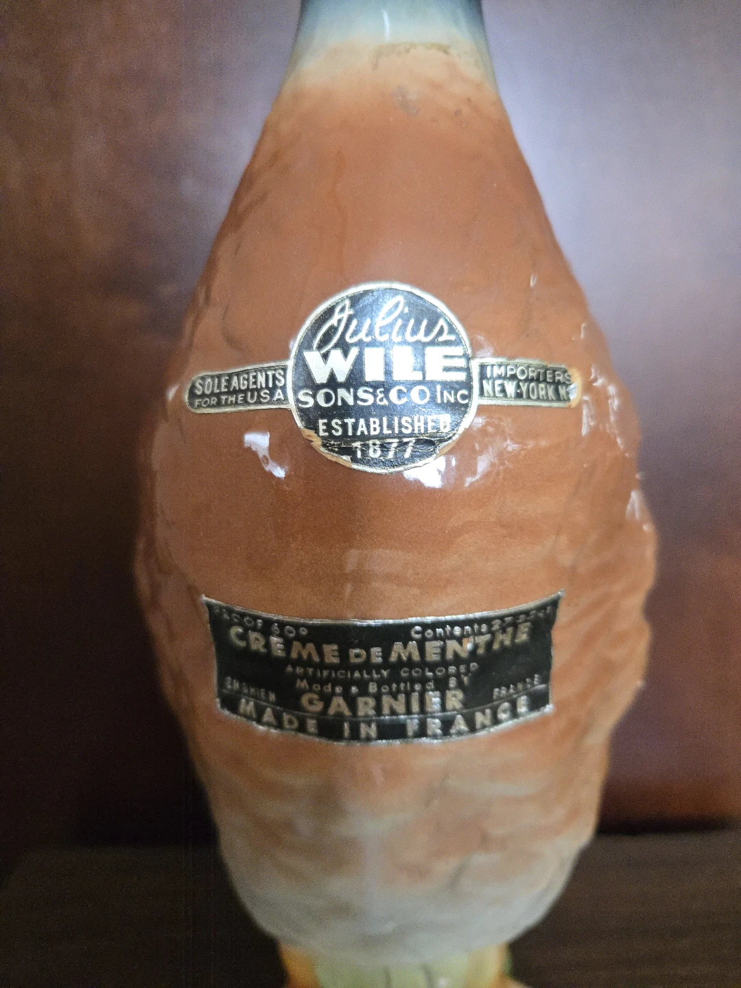 Garnier Creme de Menthe Bottle Pitcher - photo 2