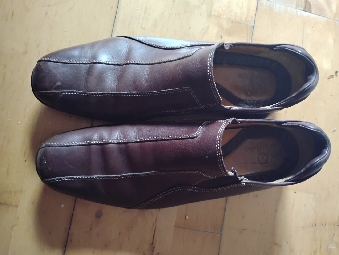 Cole Haan Men's Brown Leather Slip-On Shoes - photo 3