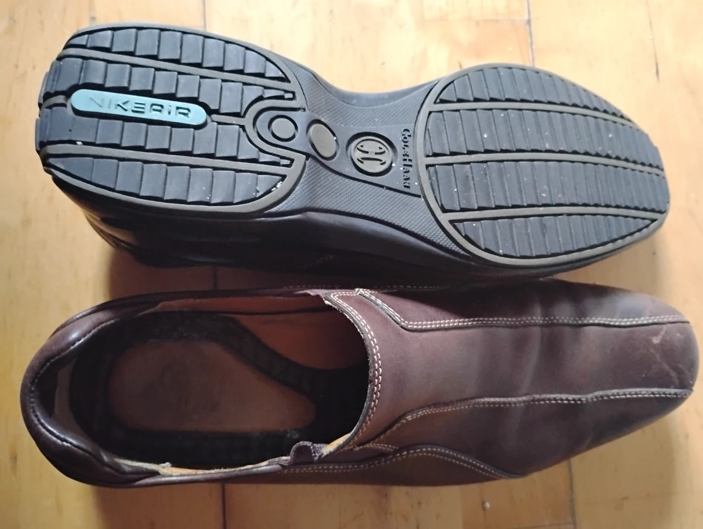 Cole Haan Men's Brown Leather Slip-On Shoes - photo 4