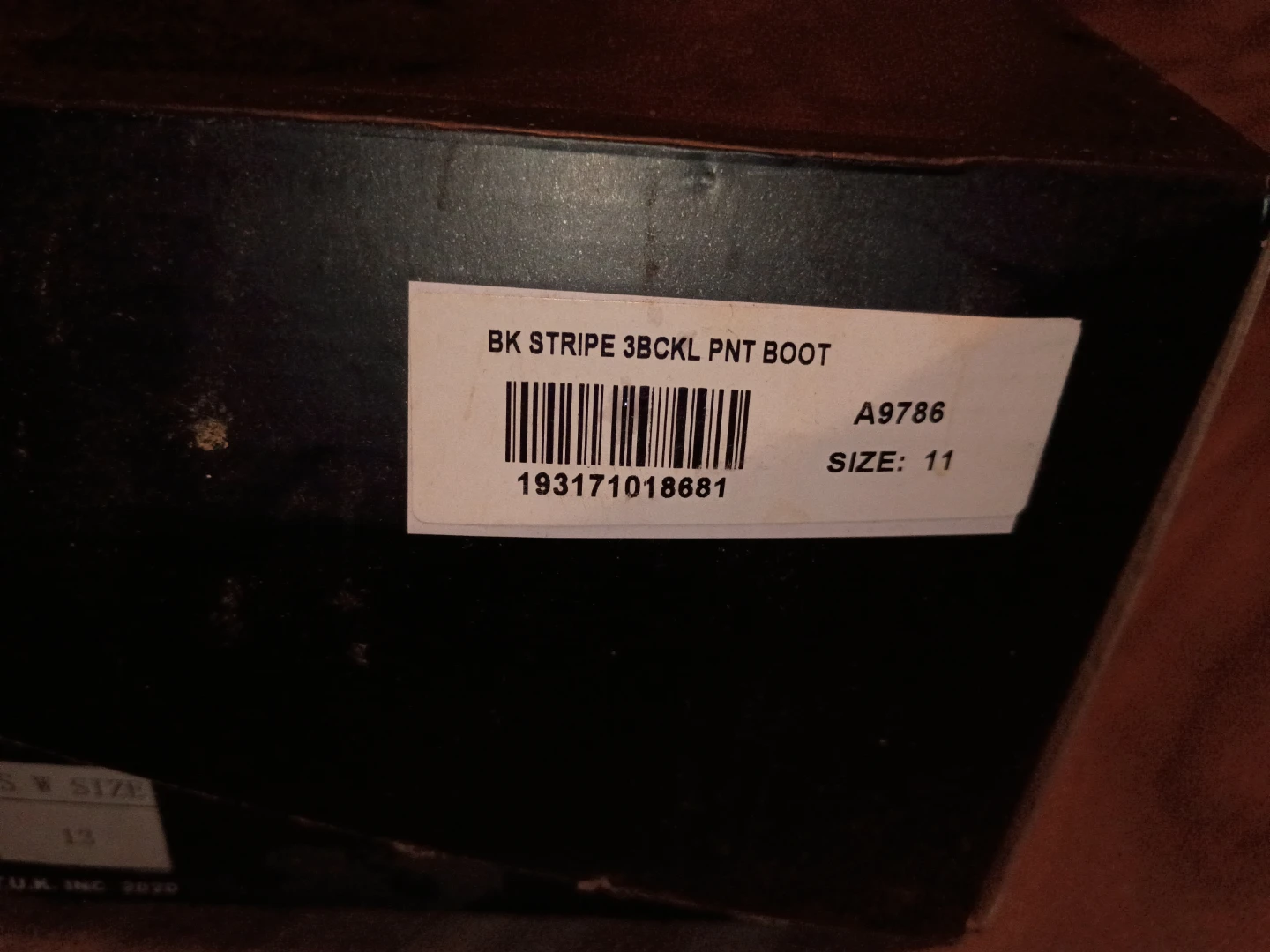 T.U.K. Black Stripe Buckle Platform Boots - photo 2