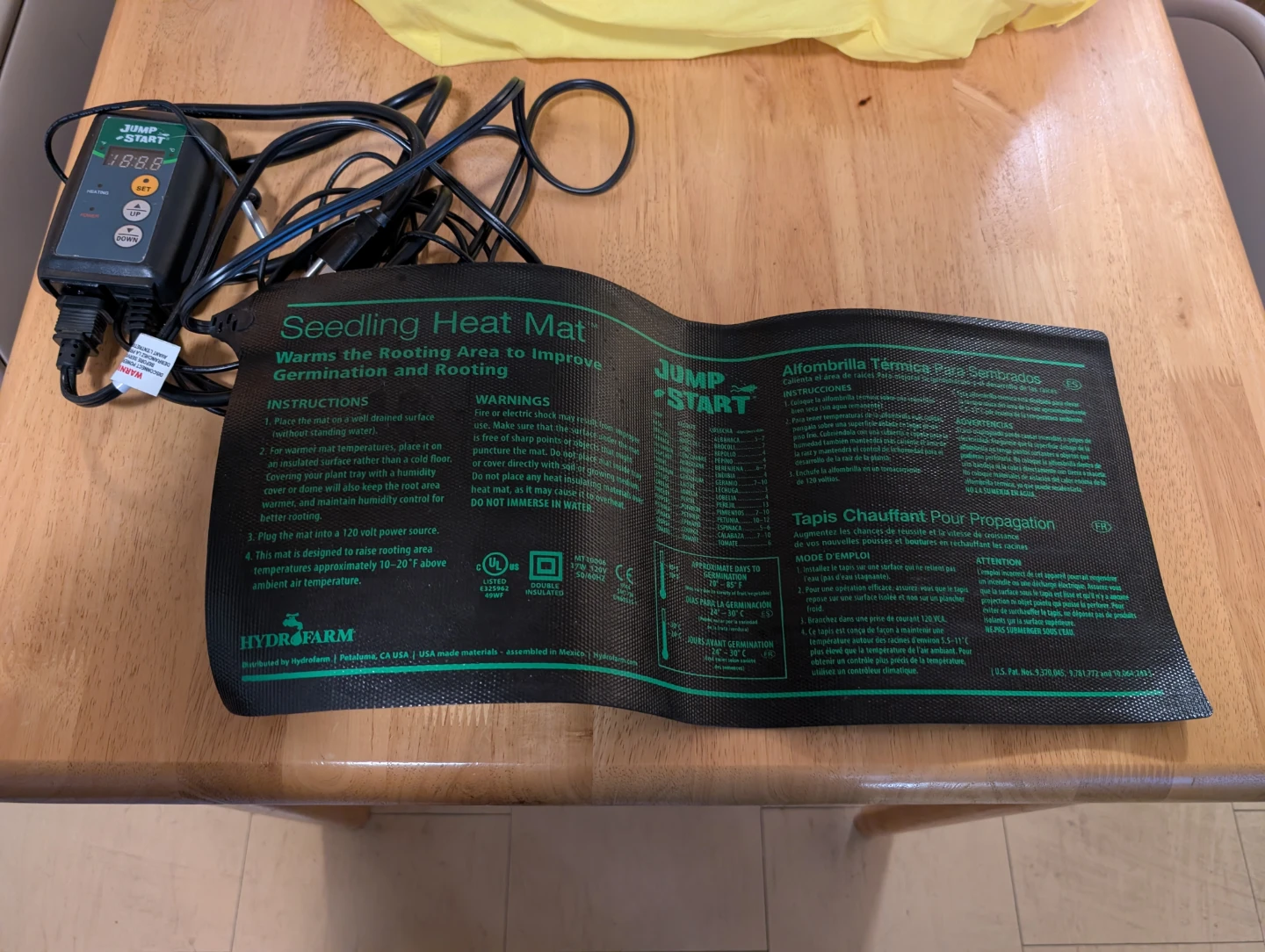Jump Start Seedling Heat Mat with Digital Thermostat