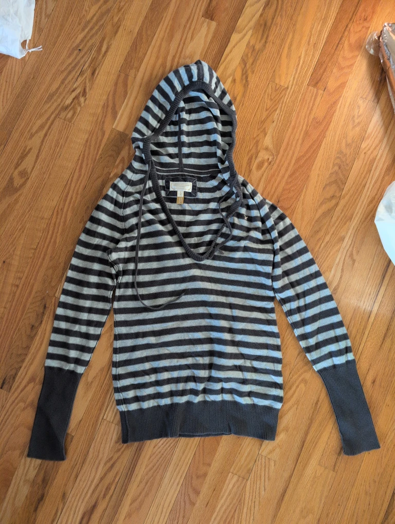 Striped Hoodie Sweater