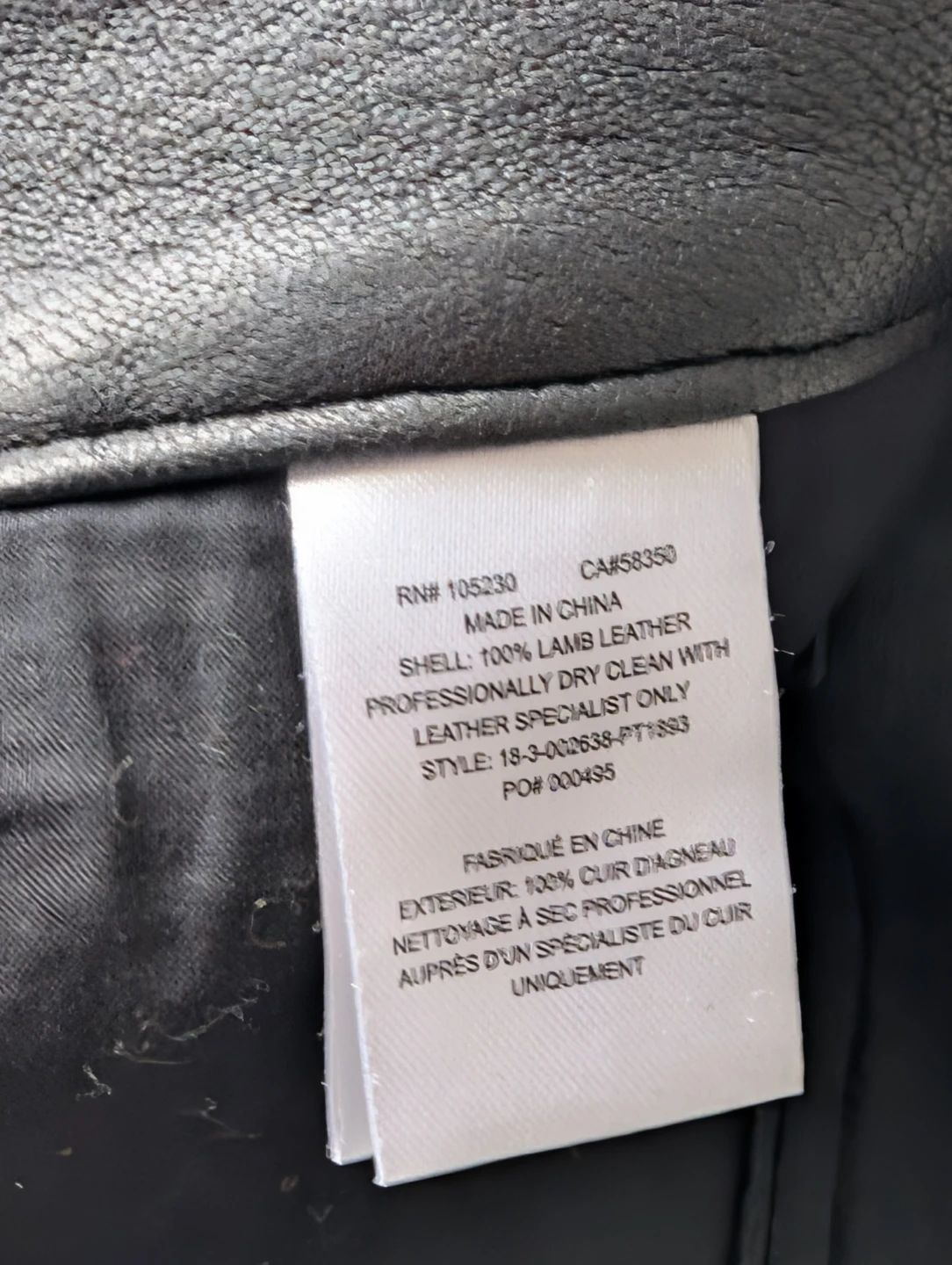 Current/Elliott Black Leather Flare Pants Size 27 - photo 2