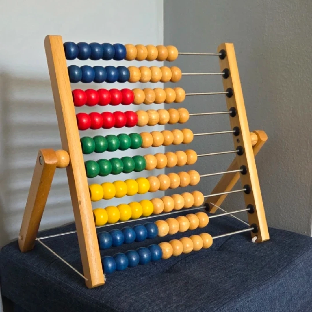 Wooden Abacus Counting Toy 🌱