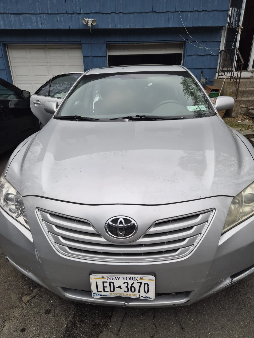 Silver Toyota Camry