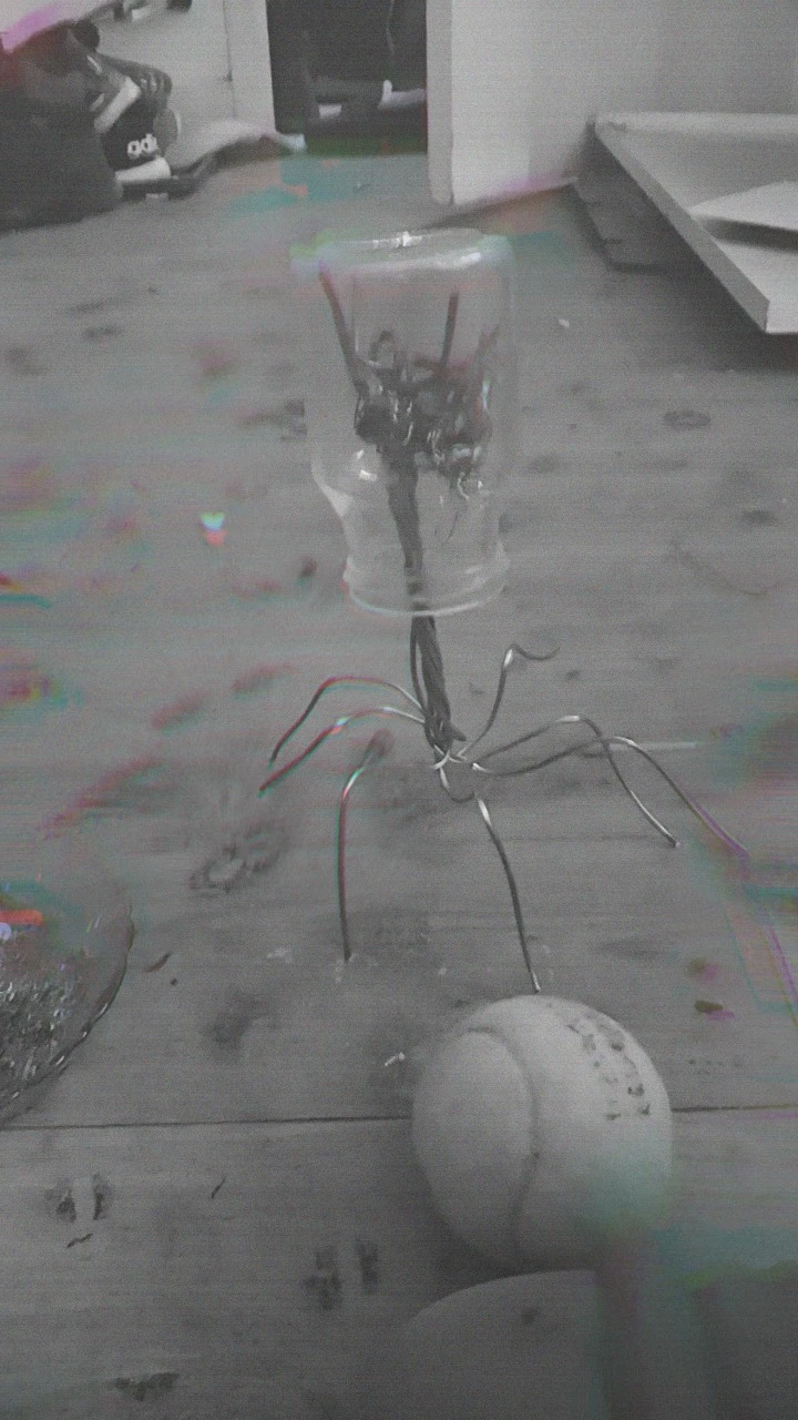 Wire Bacteriophage Model with Base