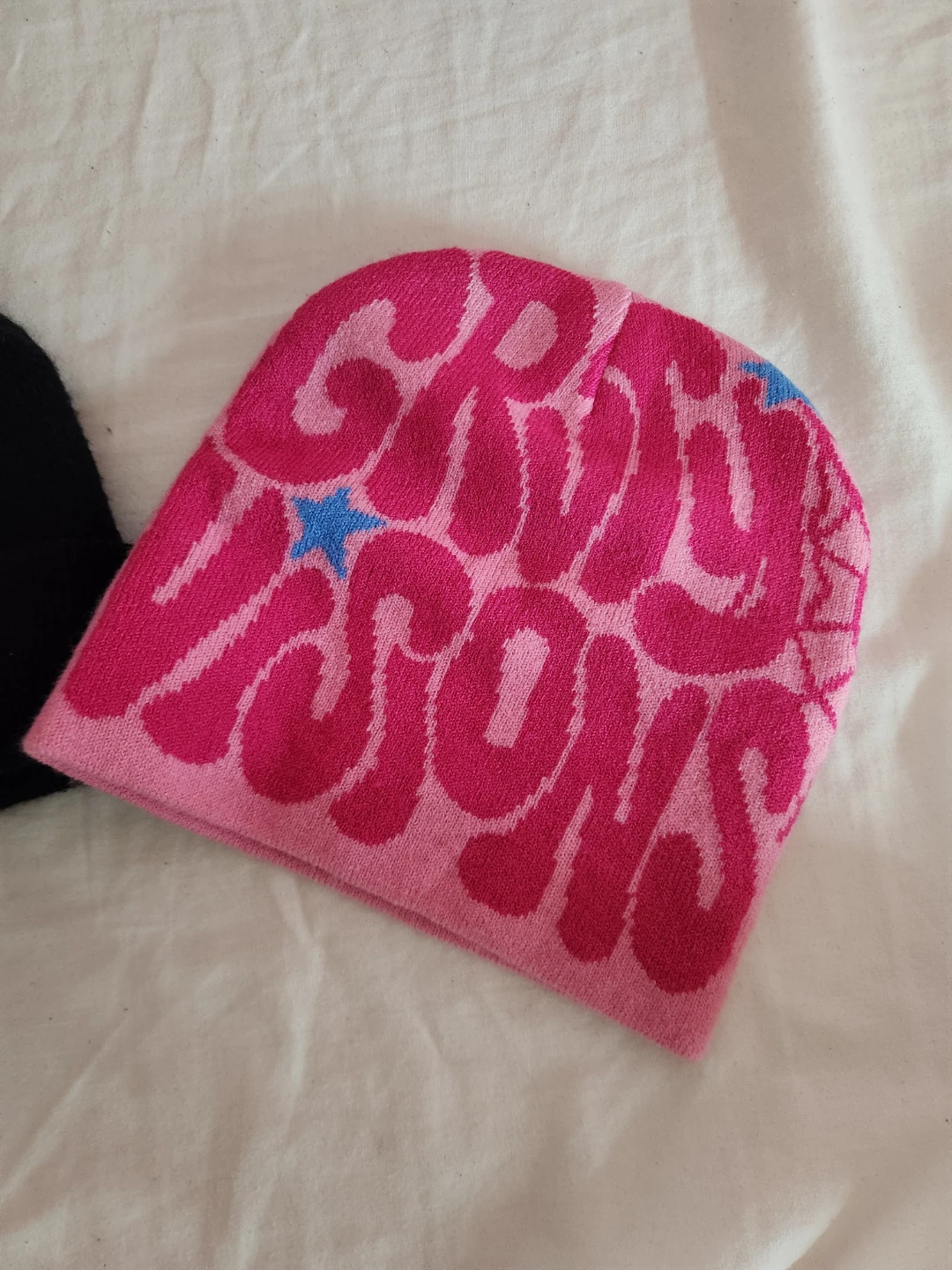Pink and Black Beanies Set - photo 3