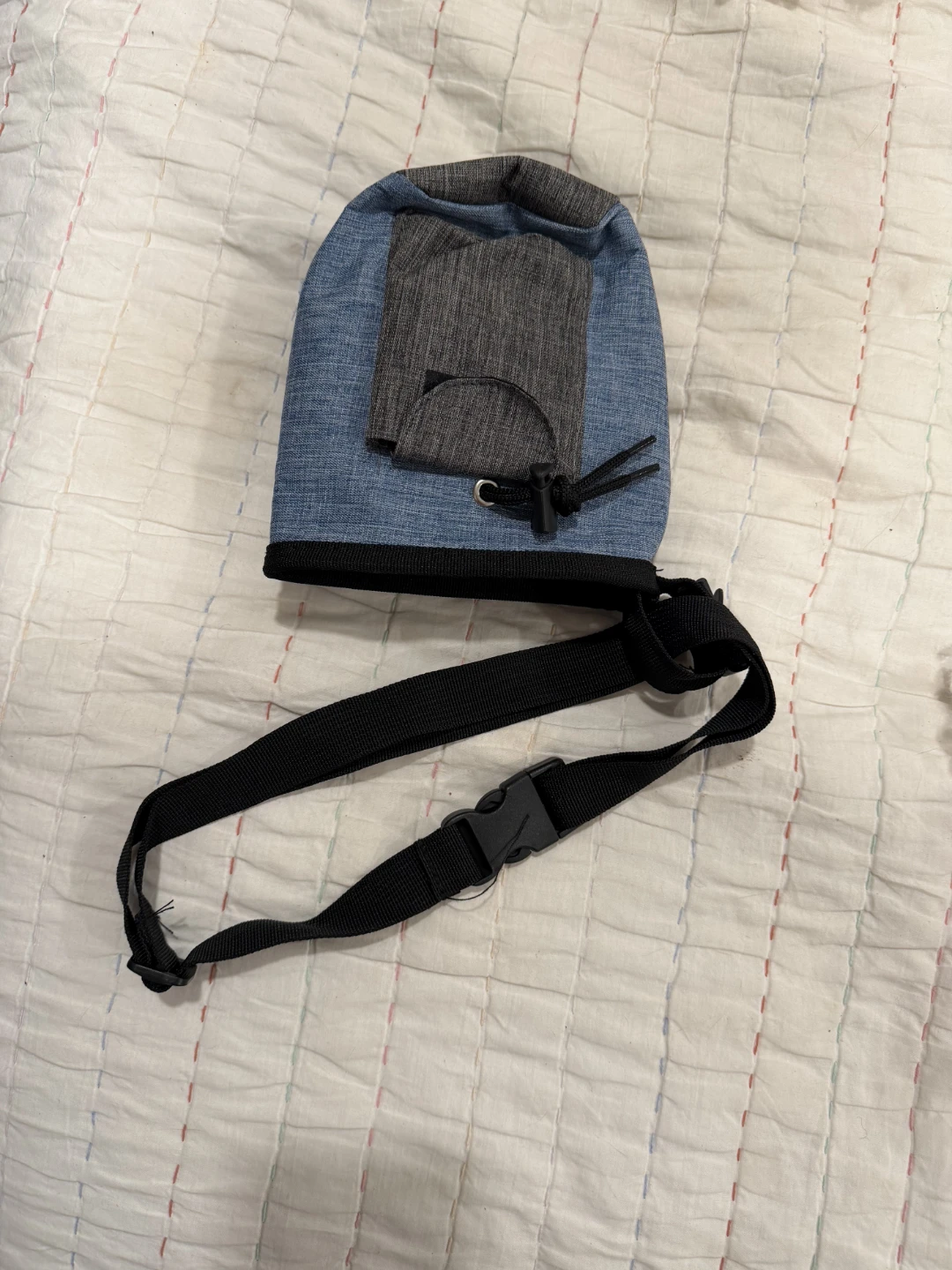 Travel pet treat bag