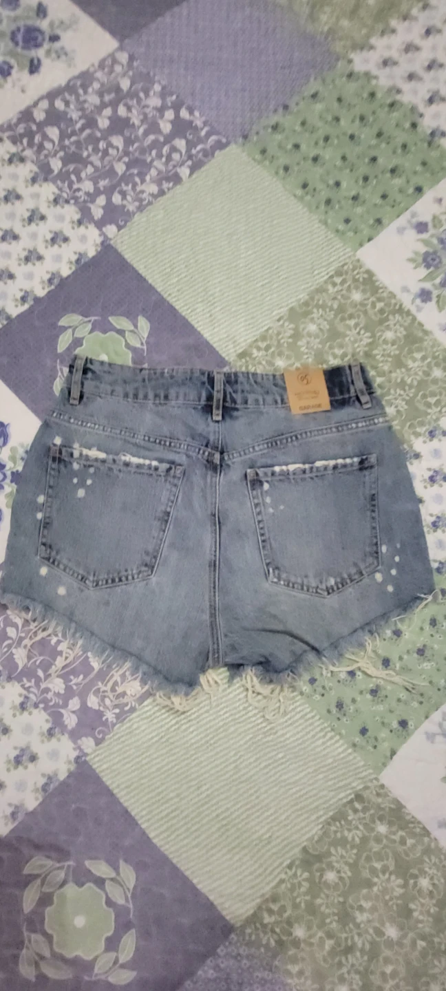 Size 5 High Rise Denim Shorts (Garage) - photo 2