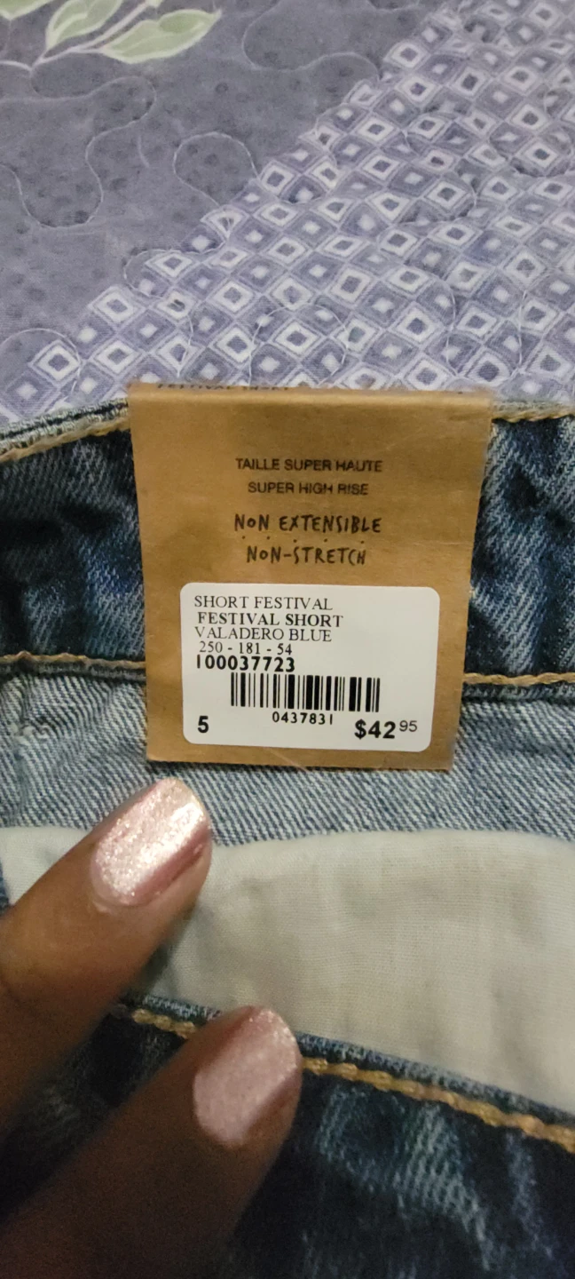 Size 5 High Rise Denim Shorts (Garage) - photo 3
