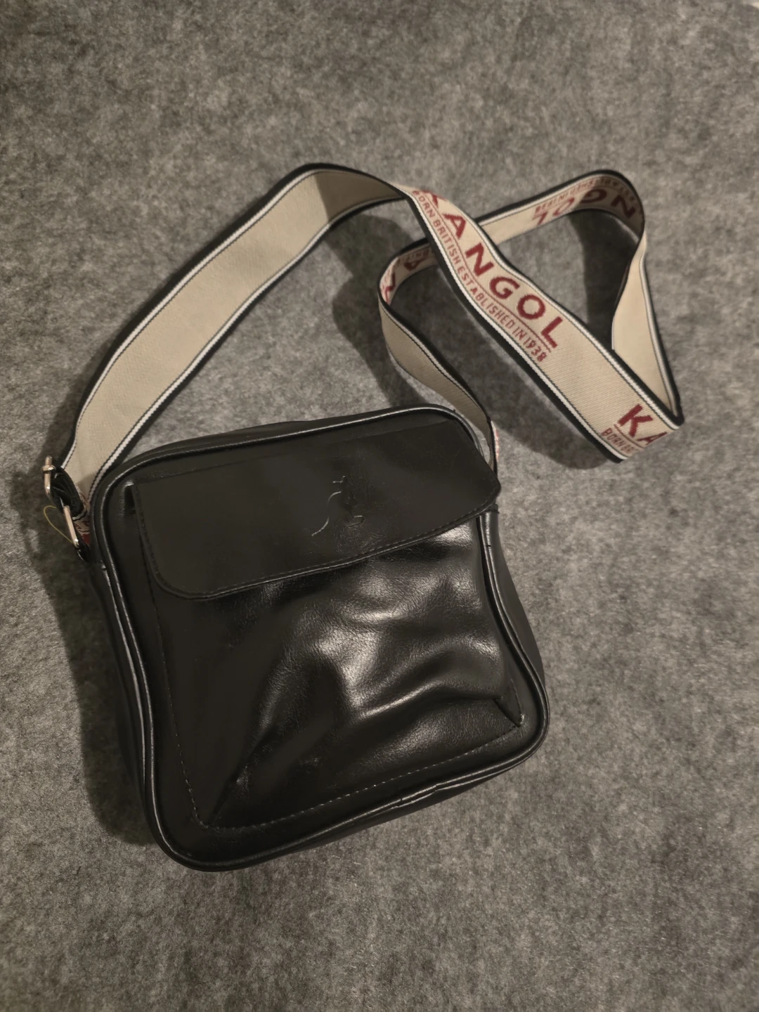 Japan Kangol Camera sling Bag - Black