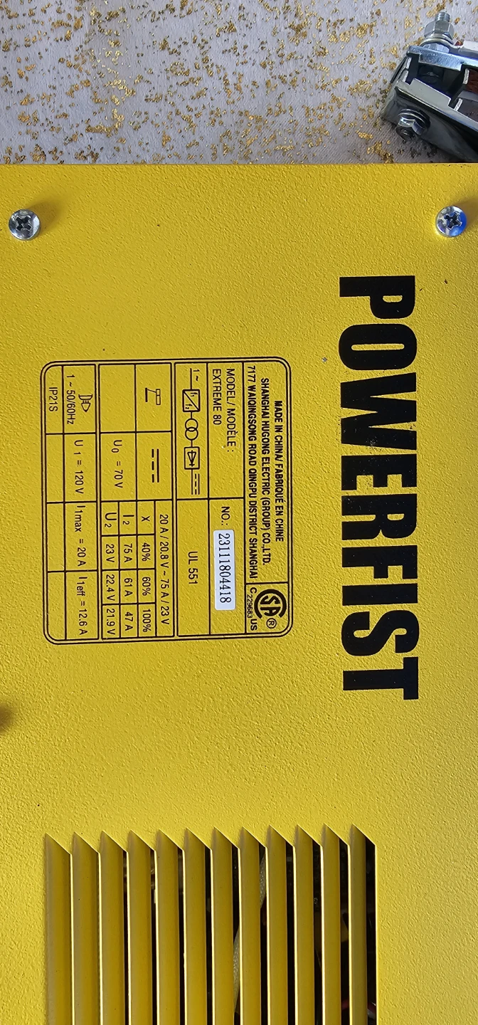 POWERFIST 75A Mini Inverter Stick Welder - photo 2