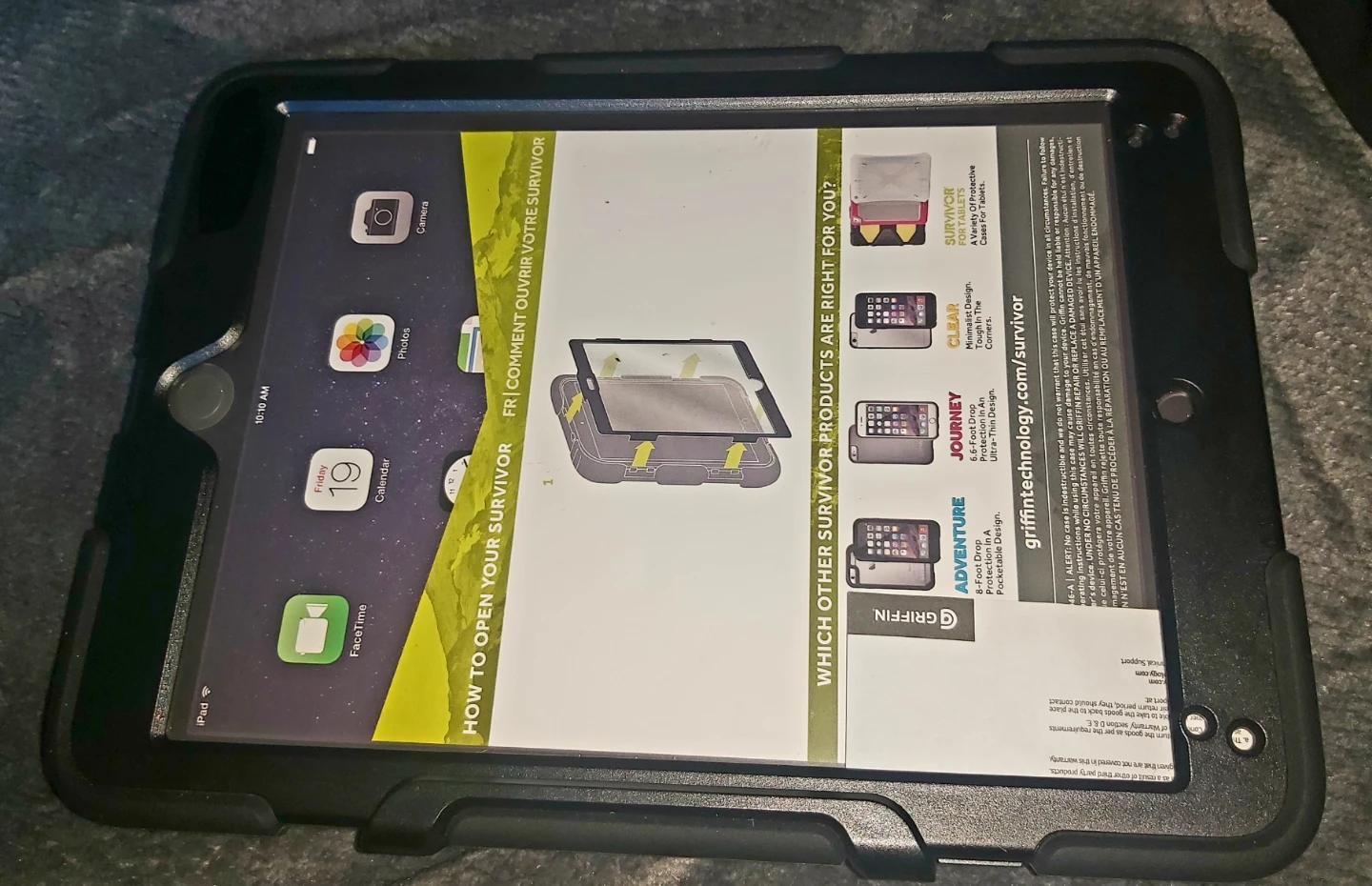 Griffin Survivor All-Terrain Tough Case for iPad Air 2 / Pro 9.7