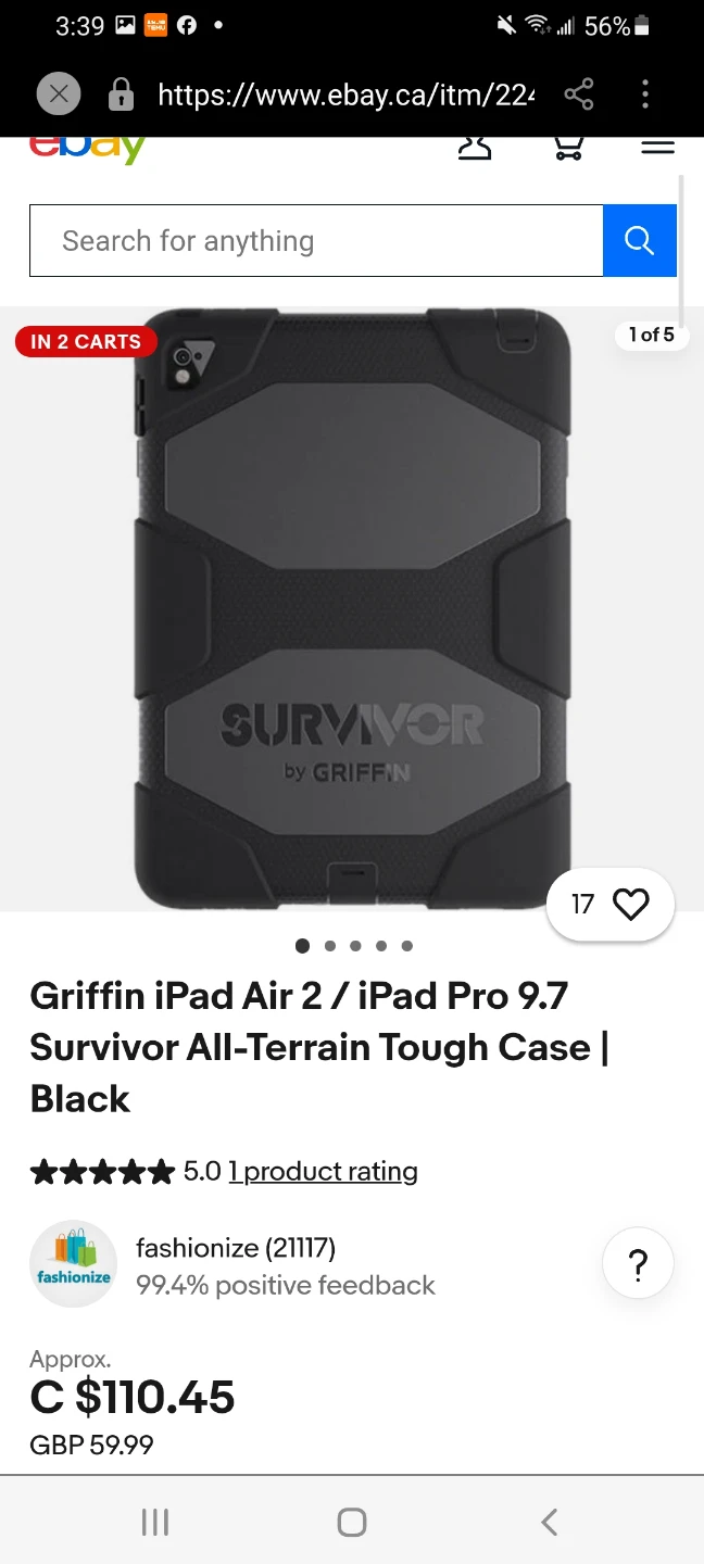 Griffin Survivor All-Terrain Tough Case for iPad Air 2 / Pro 9.7 - photo 3
