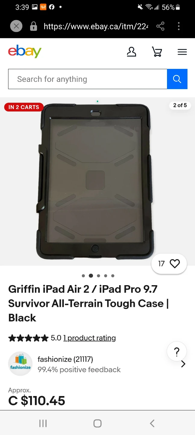 Griffin Survivor All-Terrain Tough Case for iPad Air 2 / Pro 9.7 - photo 4