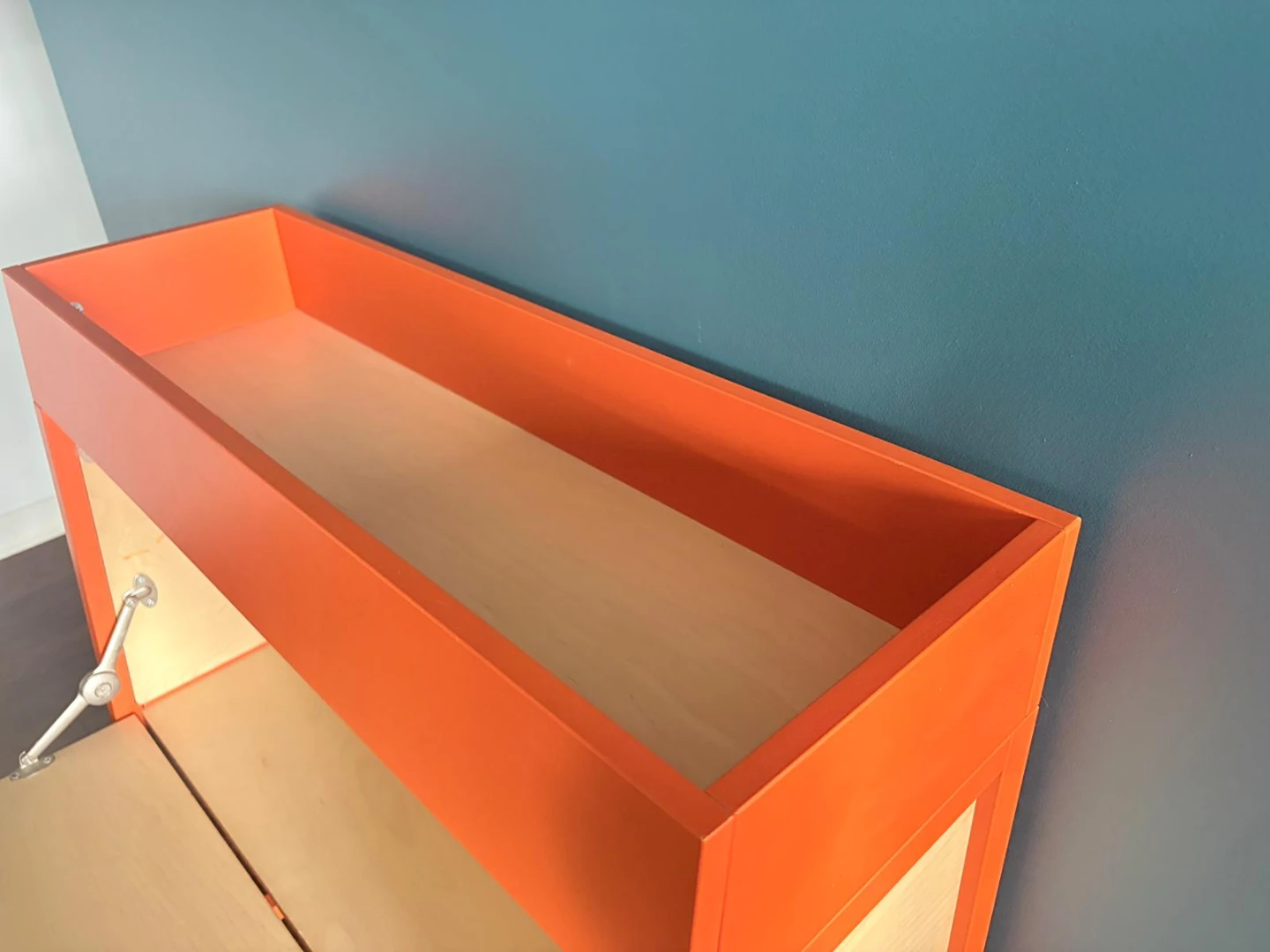 Orange Fold-Down Wall Desk - photo 5