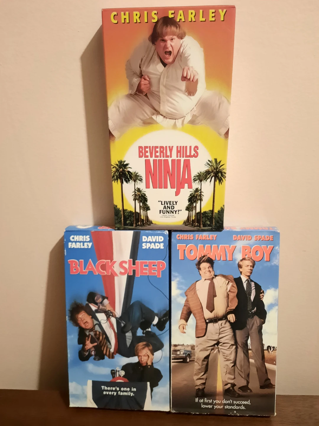 Chris Farley VHS Bundle $25
