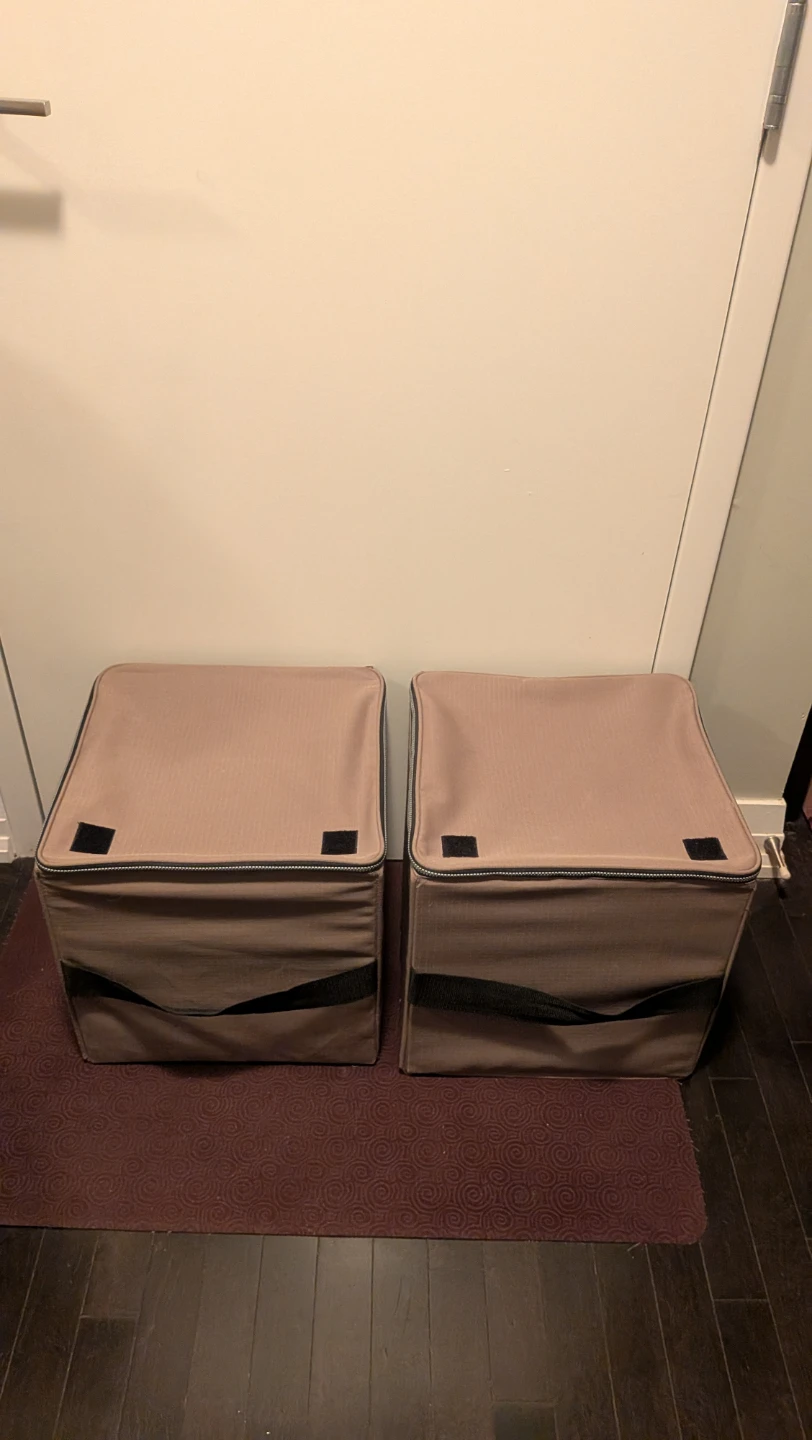 IKEA HEJAN Set of 2 Storage Cubes