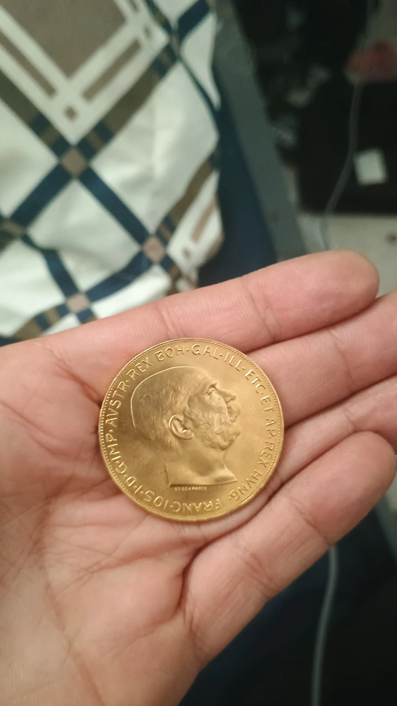 1915 Hungarian 100 Korona Gold Coin