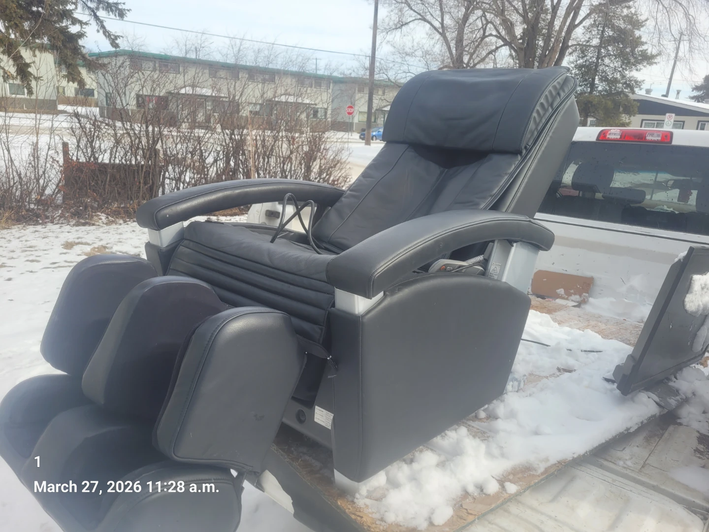 Panasonic  leather message chair - photo 2