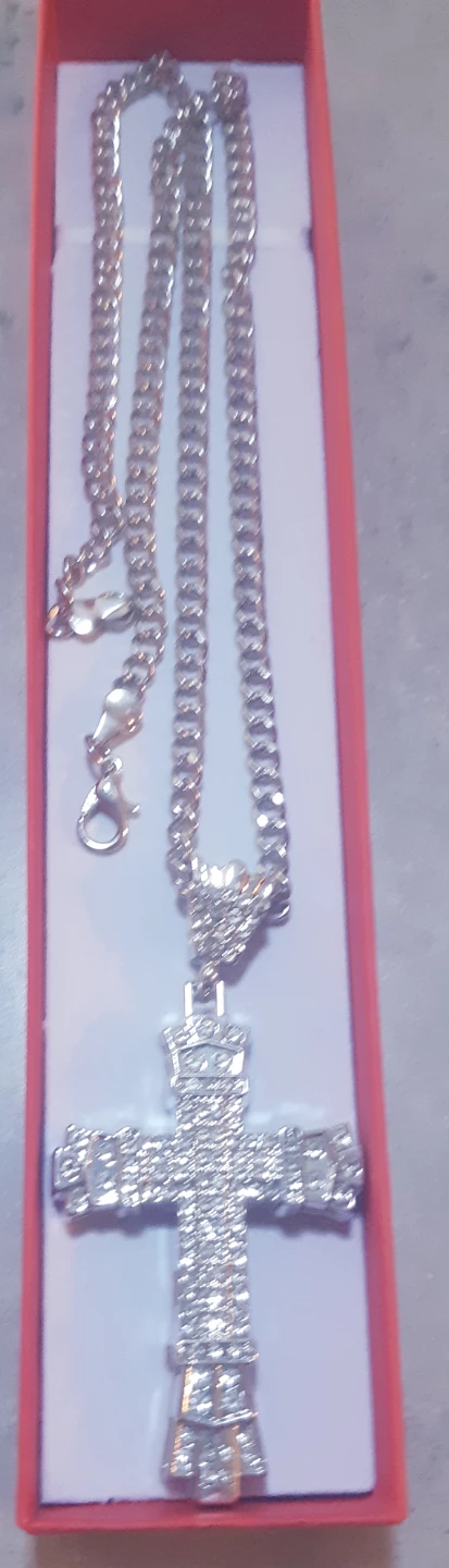 Ice Out Bling Cross With Chain