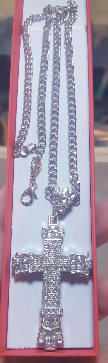Ice Out Bling Cross With Chain - photo 2