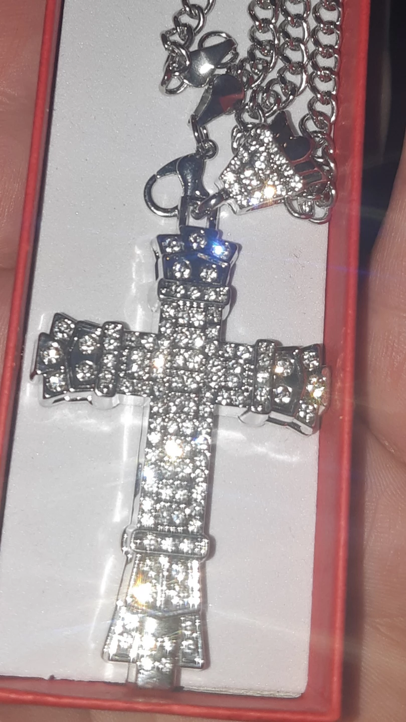 Ice Out Bling Cross With Chain - photo 4