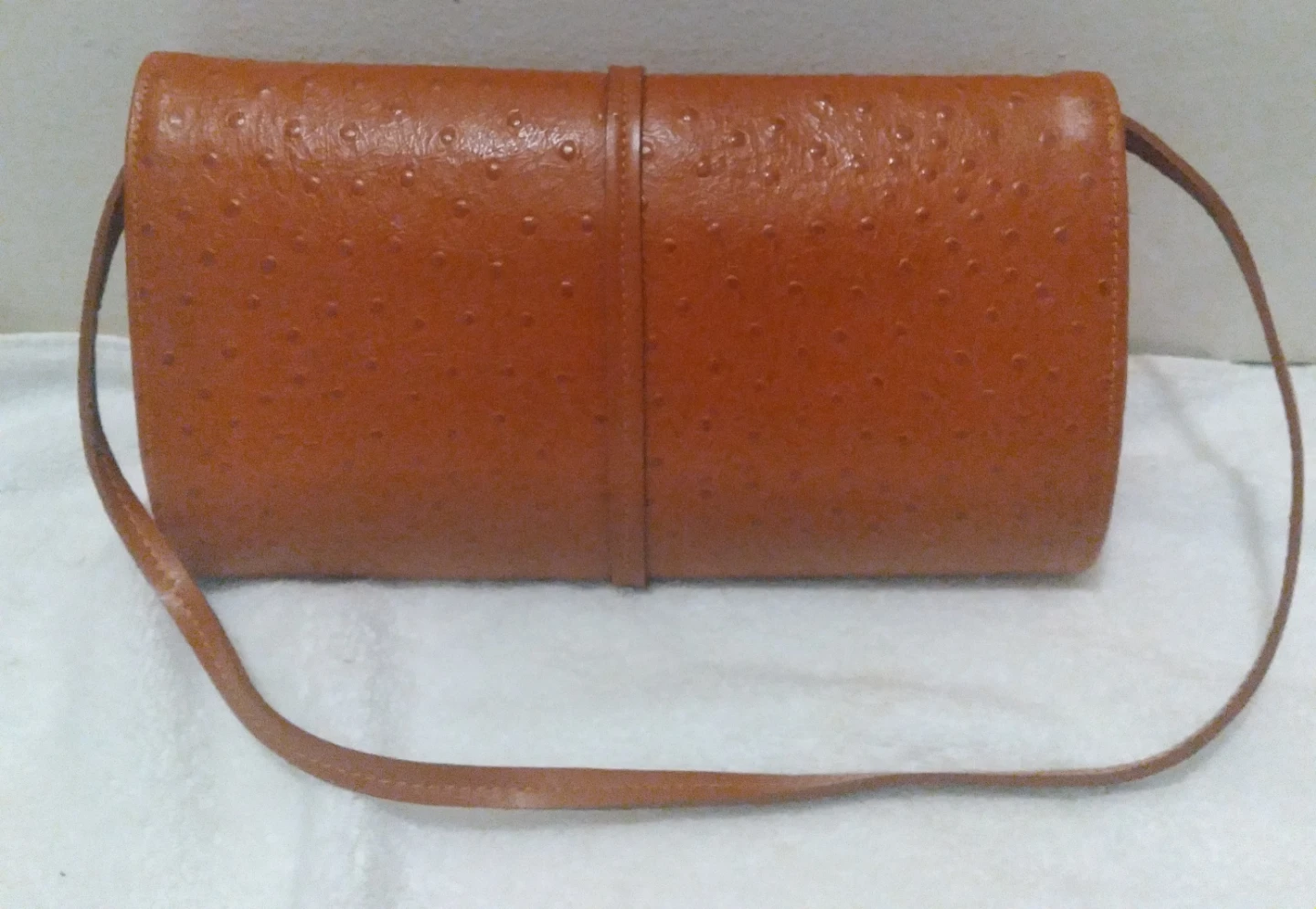 Brown Ostrich Leather with Buckle - photo 2